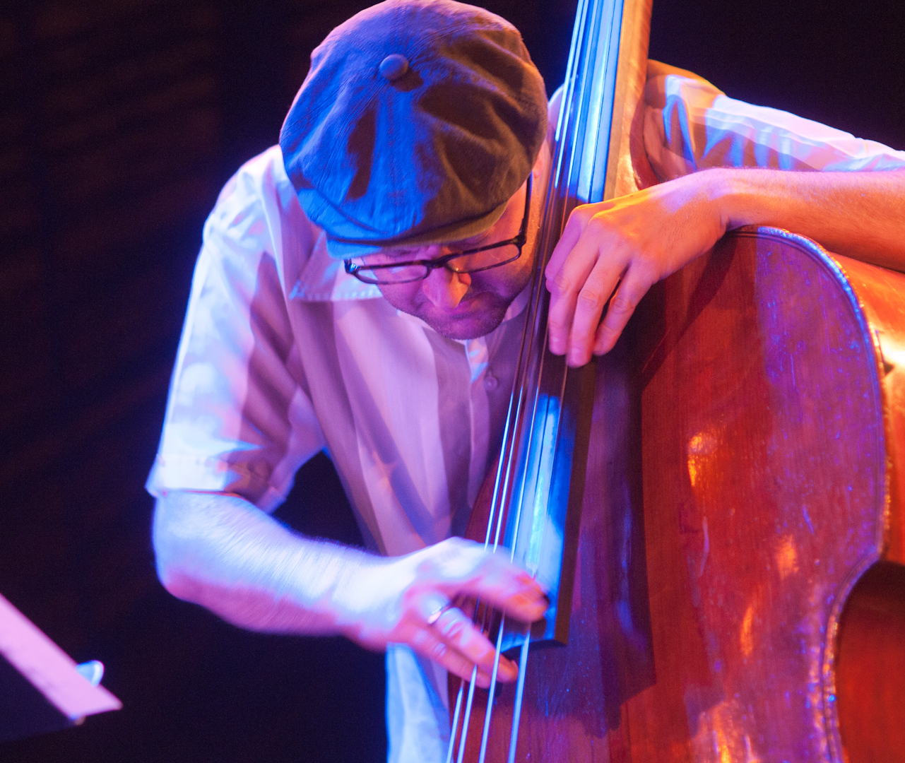 John Hebert with the Mary Halvorson Trio