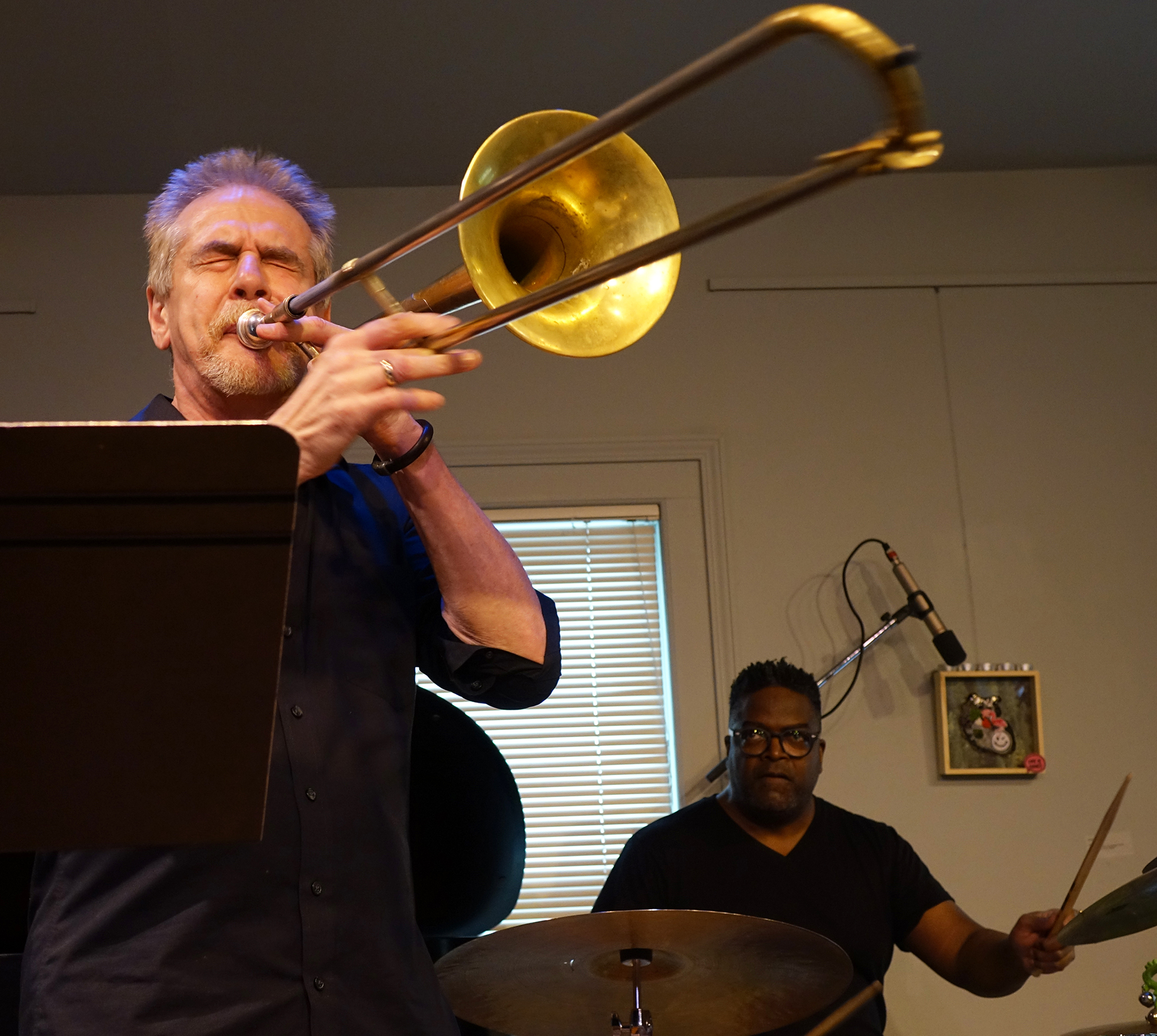 Steve Swell & Gerald Cleaver at Edgefest 2017