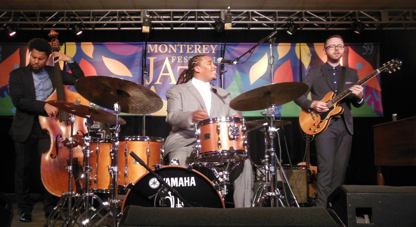 Jamison Ross band, Monterey Jazz Festival, 2016