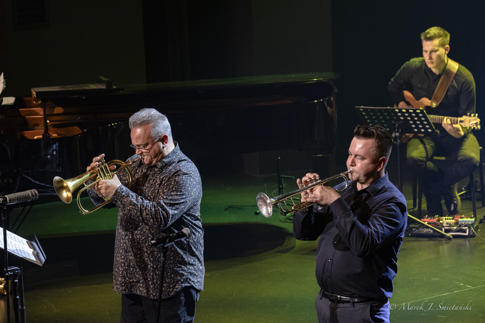 Andrea Tofanelli & trumpeter of the big band