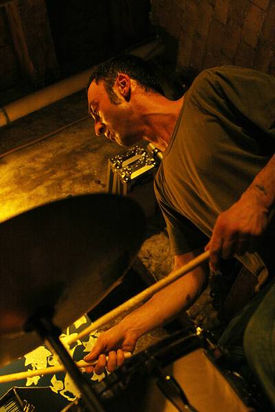 Francesco Miccolis During a Jam Session with "Francesco Miccolis, Guillaume Perret, Marc Mean and Alex Allflat" at the Cully Jaz