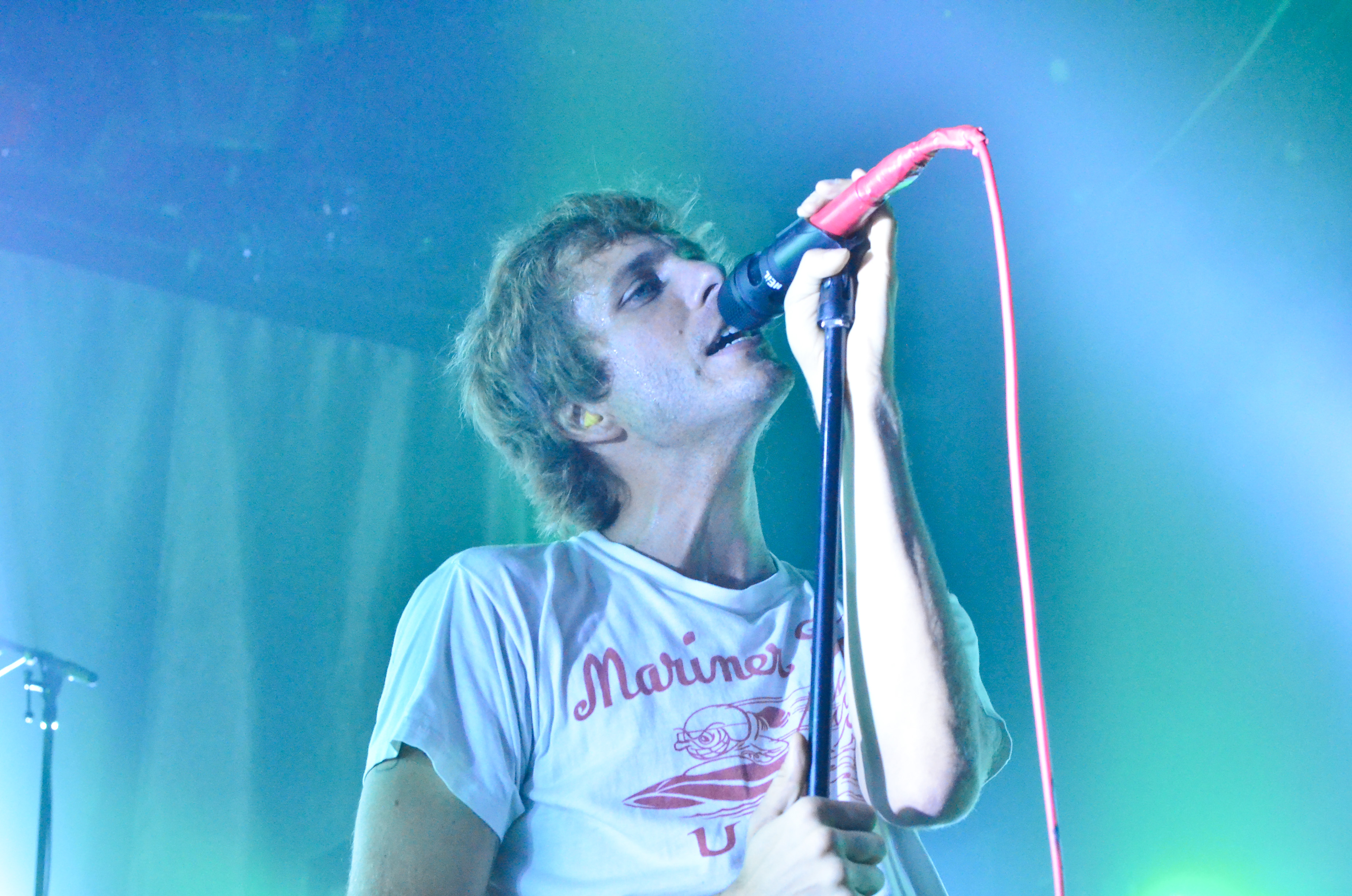 Aaron Bruno of Awolnation at Irving Plaza on 6-27-2015.