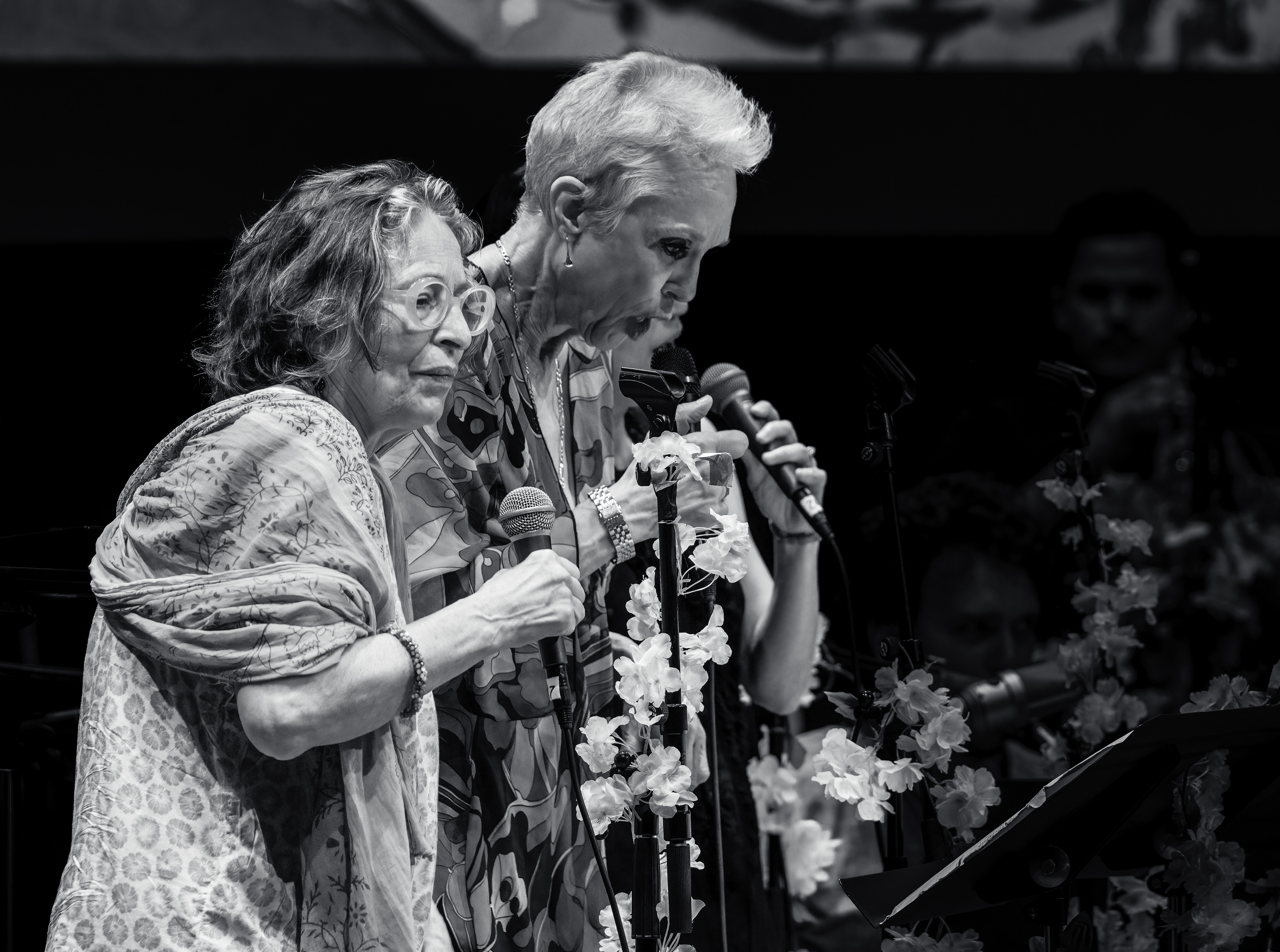 Patricia Nicholson and Ellen Christi Celebrating William Parker at the Vision Festival 2024