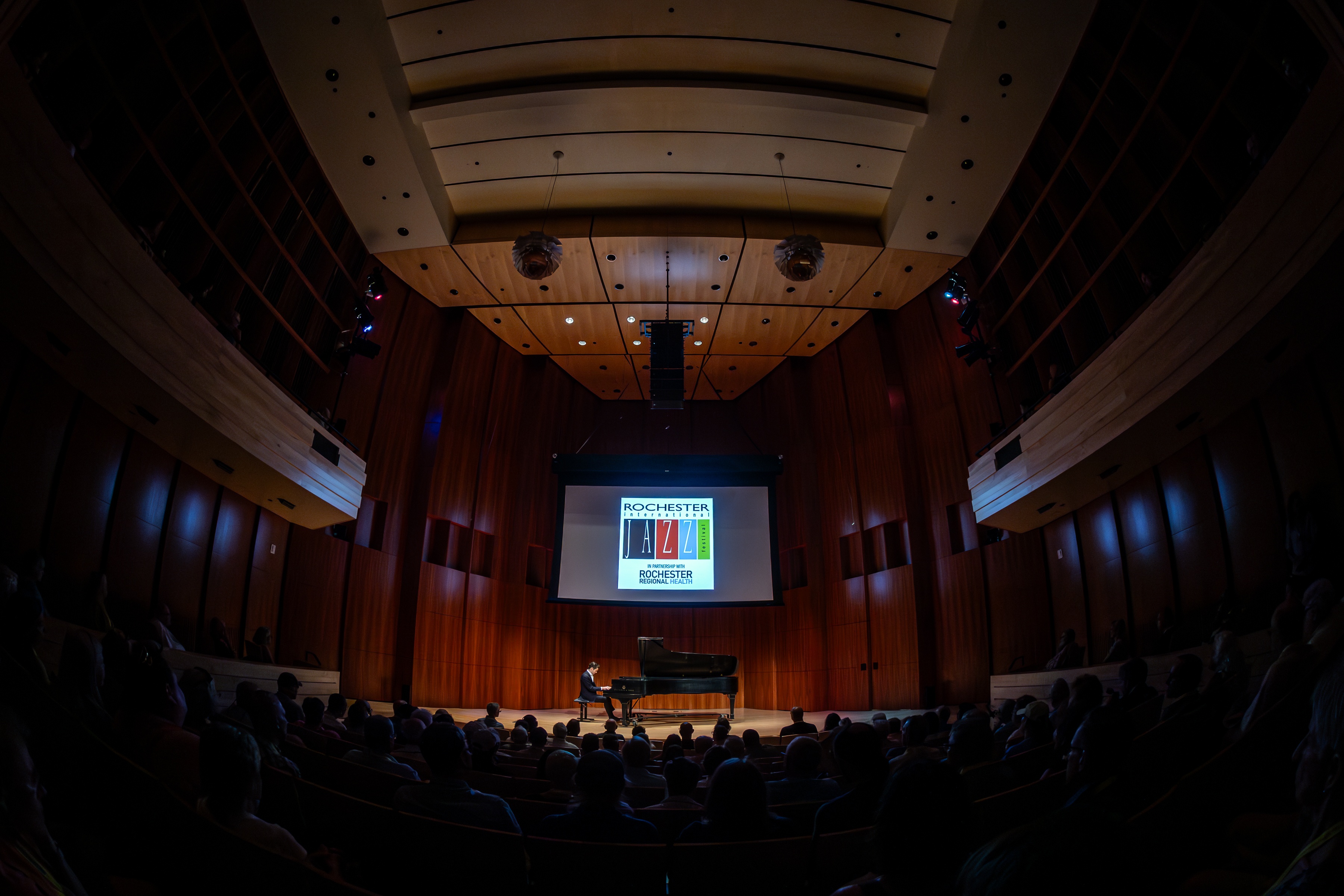 Brandon Goldberg at the 2025 Rochester International Jazz Festival
