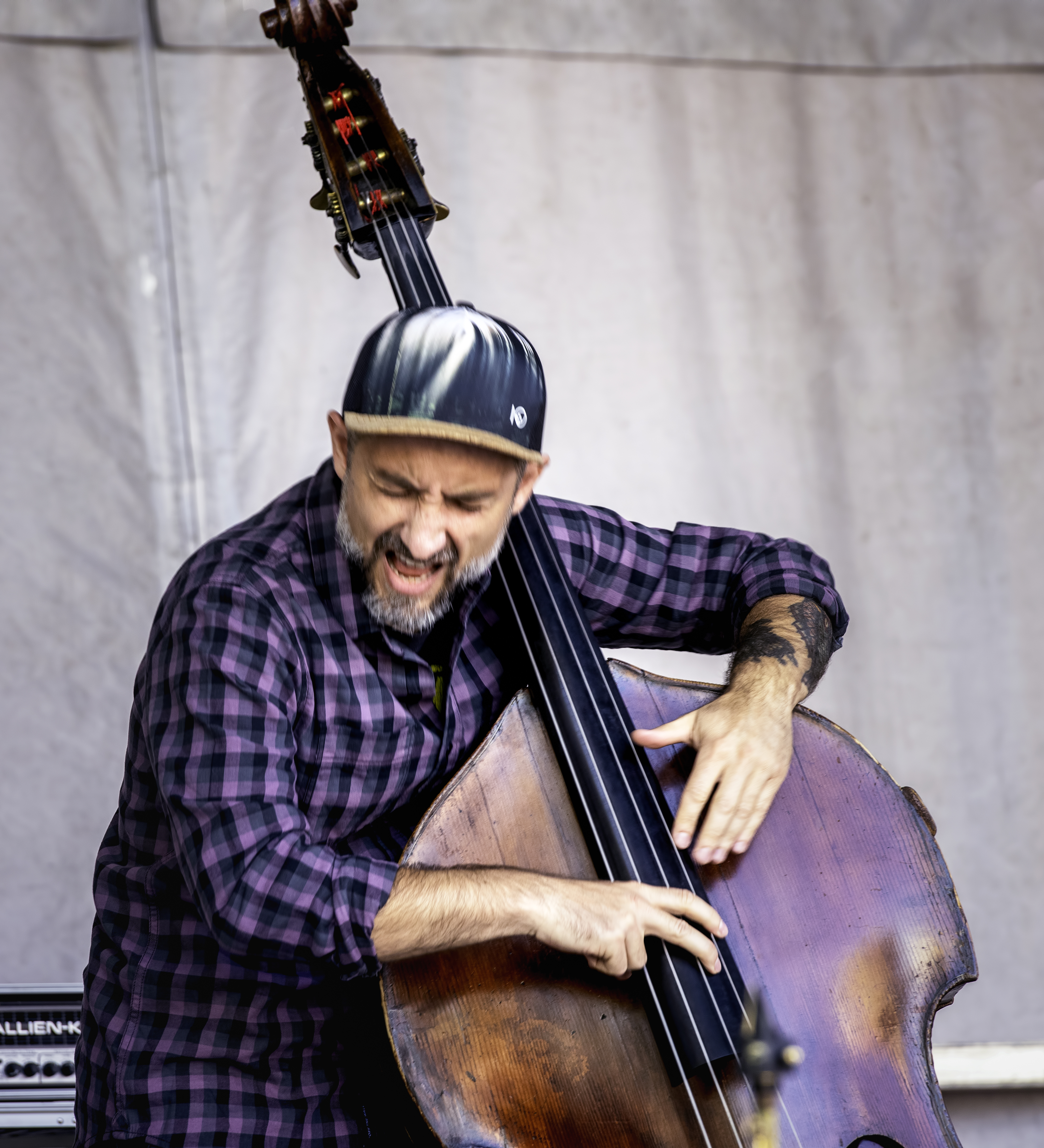 Stéphane Diamantakiou with the Eyevin Trio at the Guelph Jazz Festival 2019 