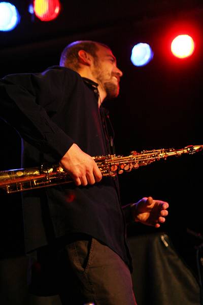 Matthieu Donarier with "Matthieu Donarier Trio" at the Sud Des Alpes, Amr, Geneva, Switzerland, March 2006