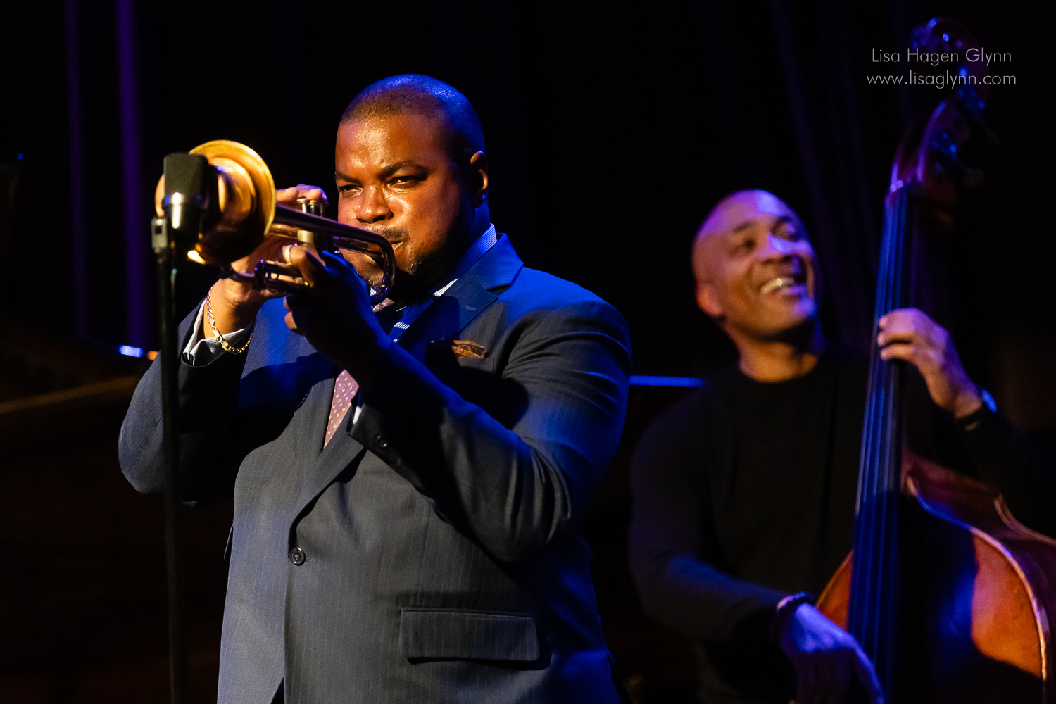Jeremy Pelt, Ruben Rogers — jazz photo by Paul Rauch | All About Jazz