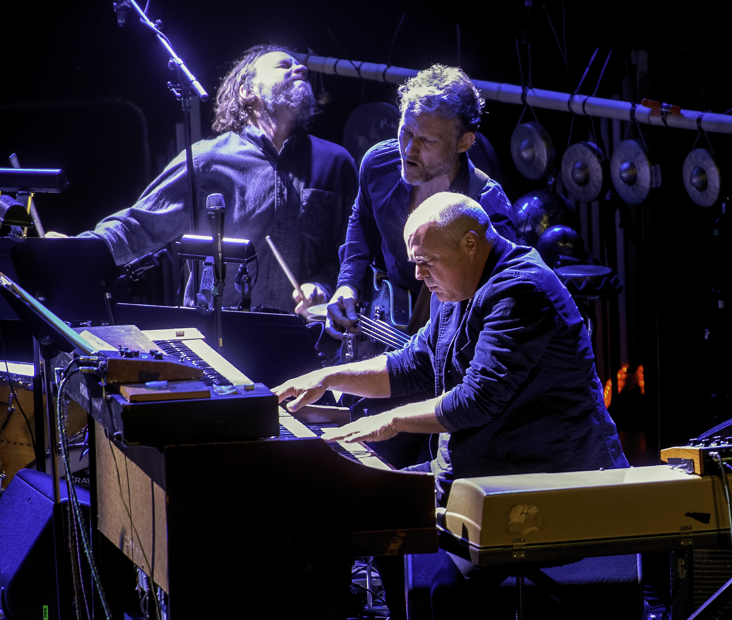 John Medeski, Chris Wood and Billy Martin with Medeski, Martin and Wood and Alarm Will Sound at the NYC Winter Jazzfest 2019