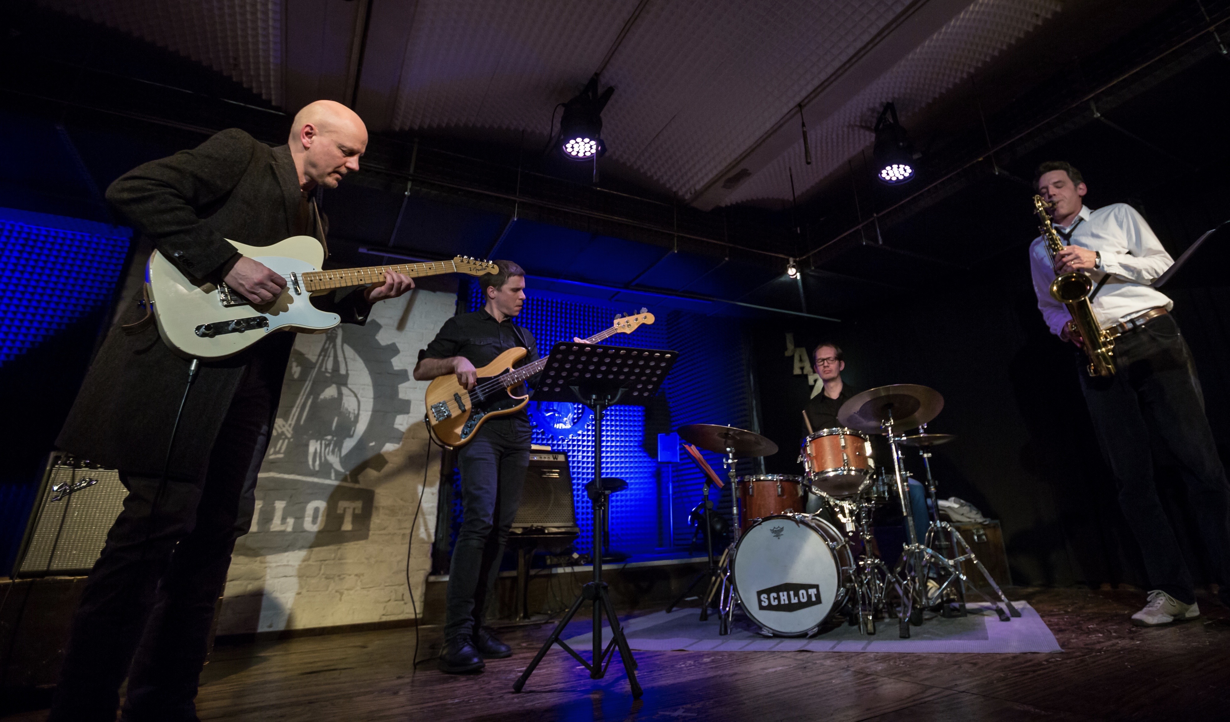 Marcus Klossek Electric Trio & special guest live at Jazzclub Schlot, Berlin