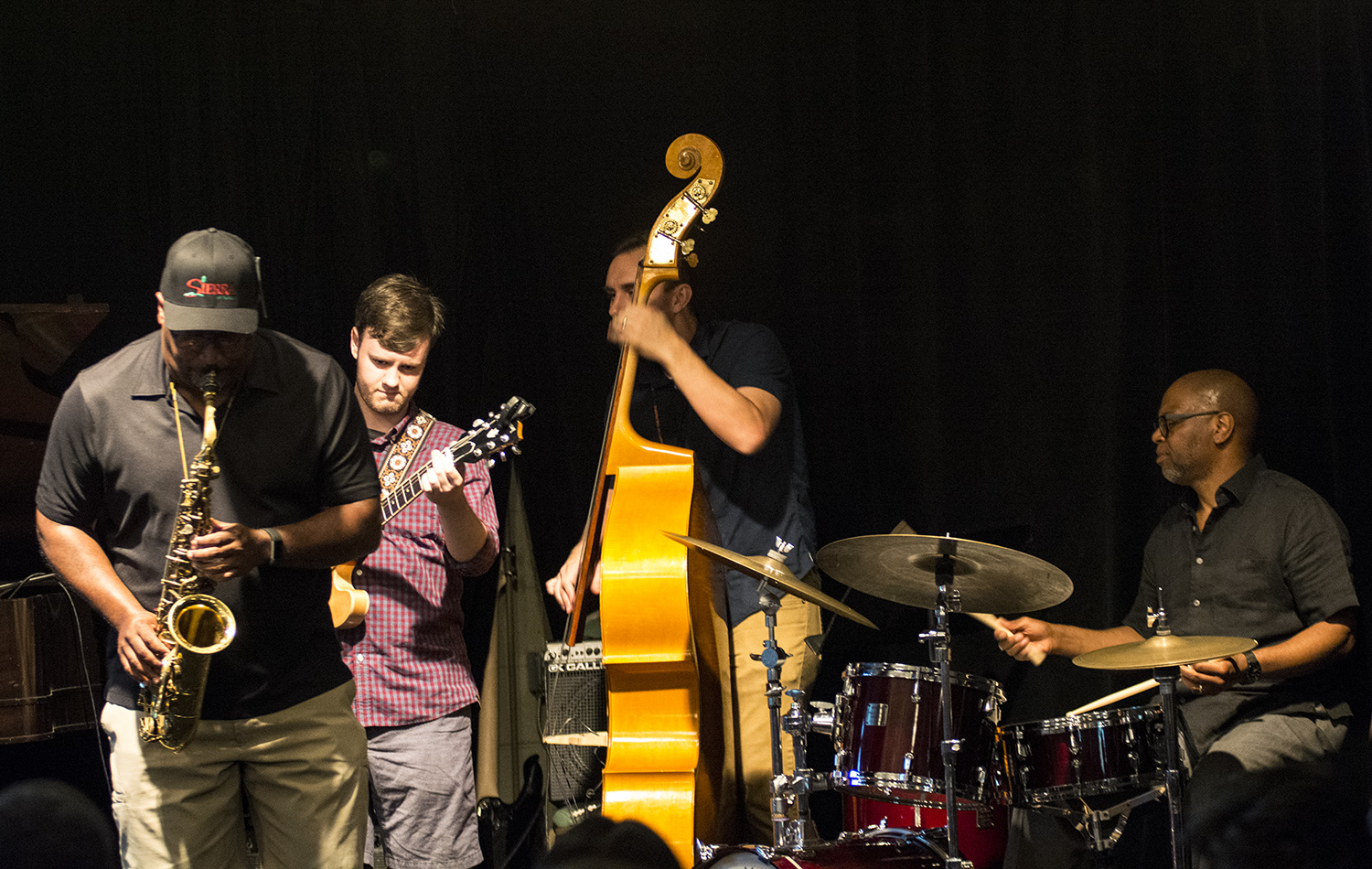 Patrick Langham, Sean Britt, Randy Sandoli, Lewis Nash at Brubeck Institute Summer Jazz Colony 2017