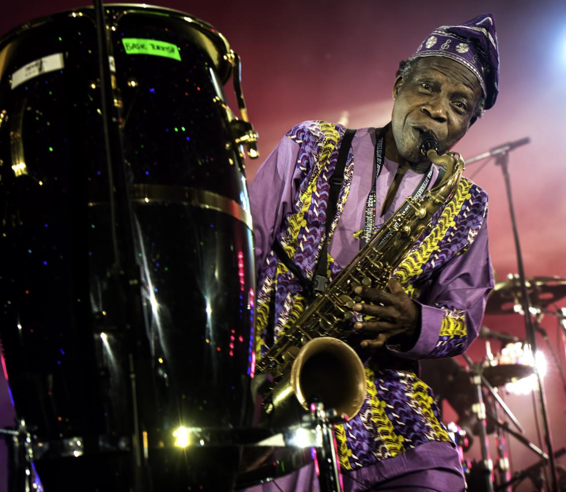 Julius Orlando Ekomode at the Montreal International Jazz Festival 2016