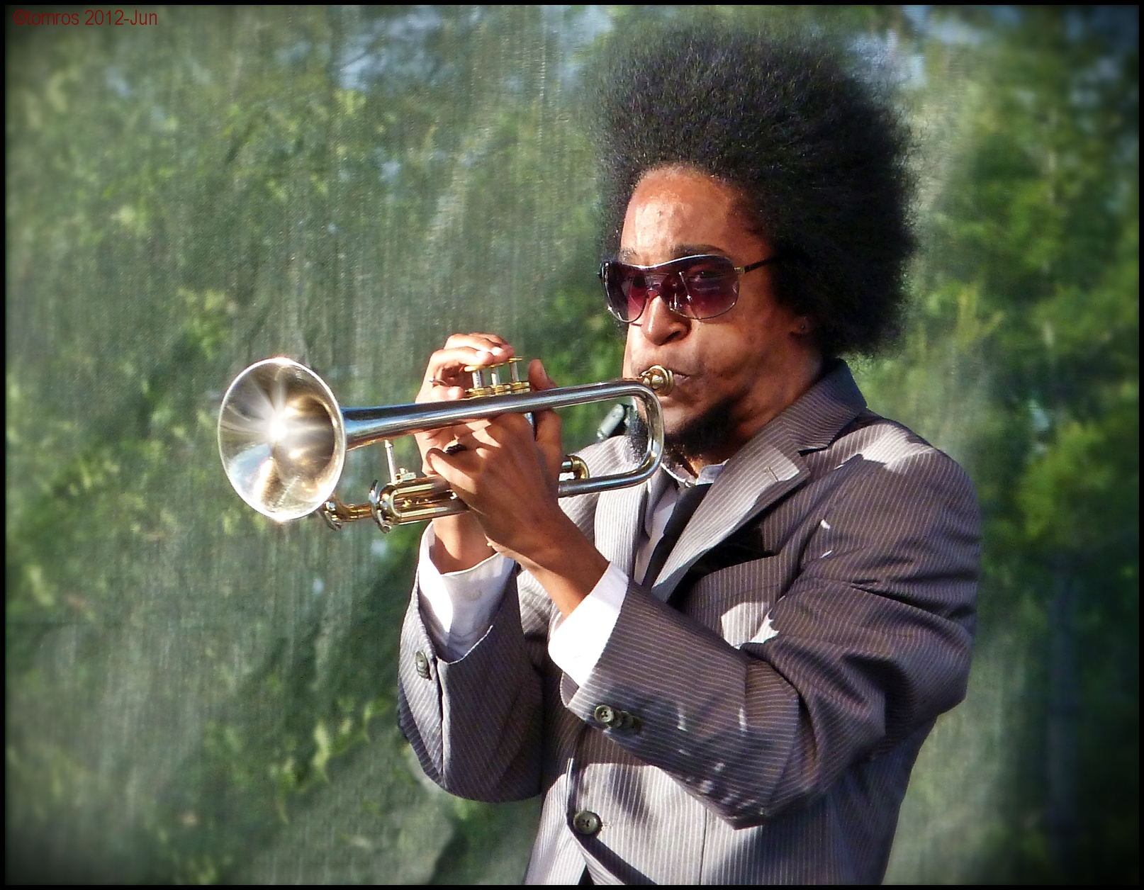 Andre Mali (Lionel Young Band) at Woodbine Park, Toronto