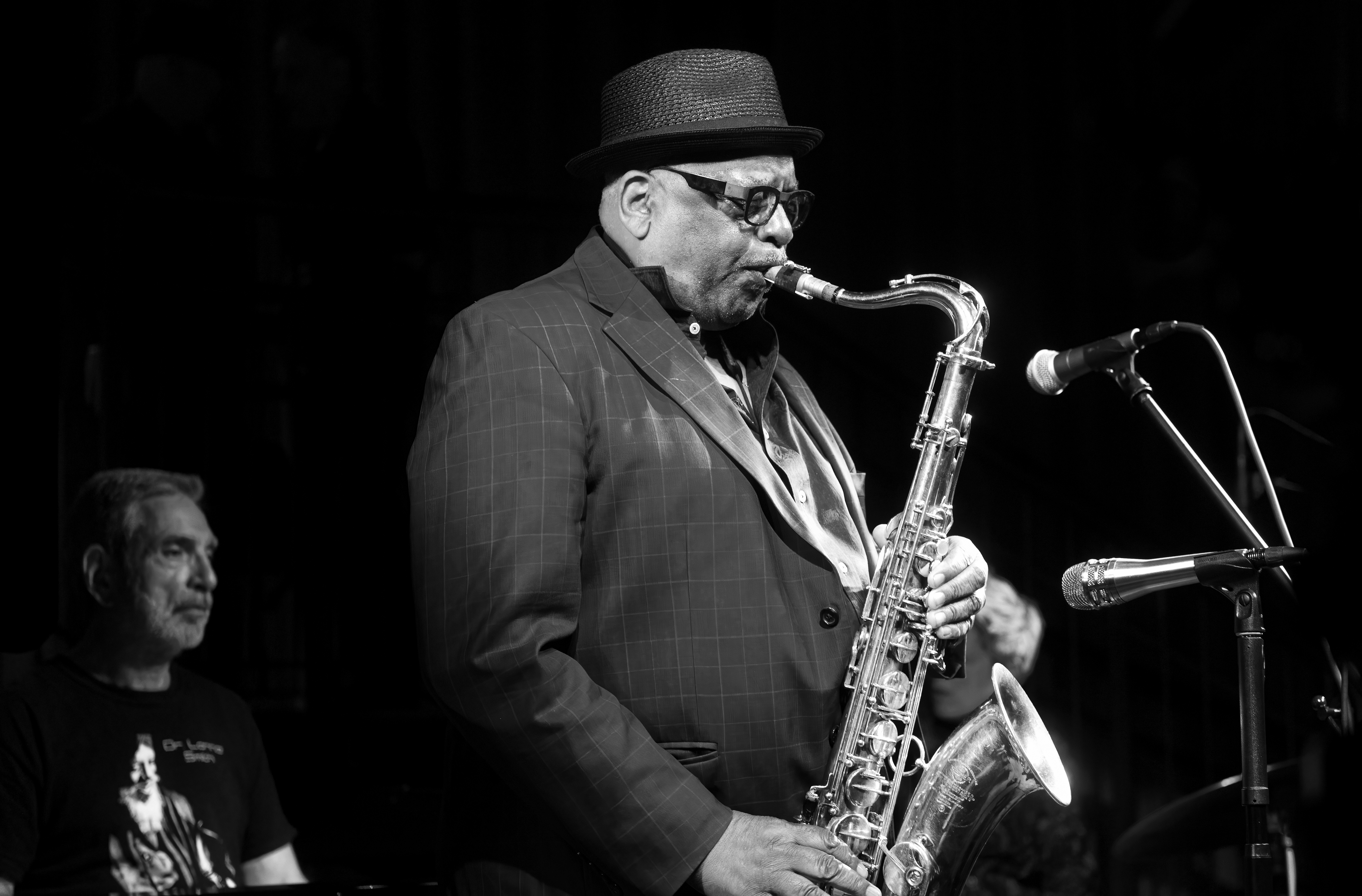 Bill Saxton and Mike LeDonne at Tribute for Dr. Lonnie Smith