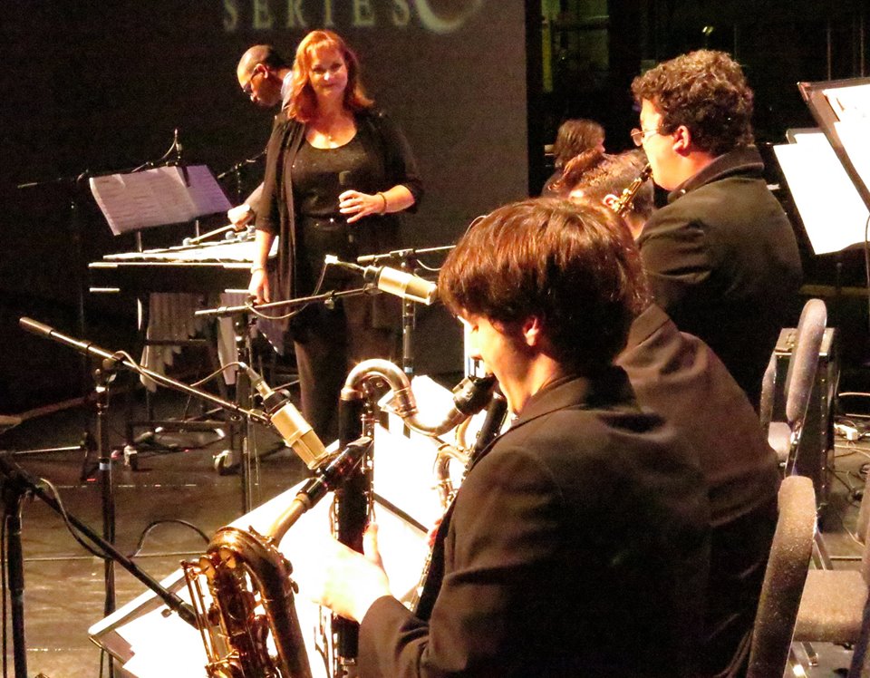 Jason Marsalis & Lisa Kelly with big band