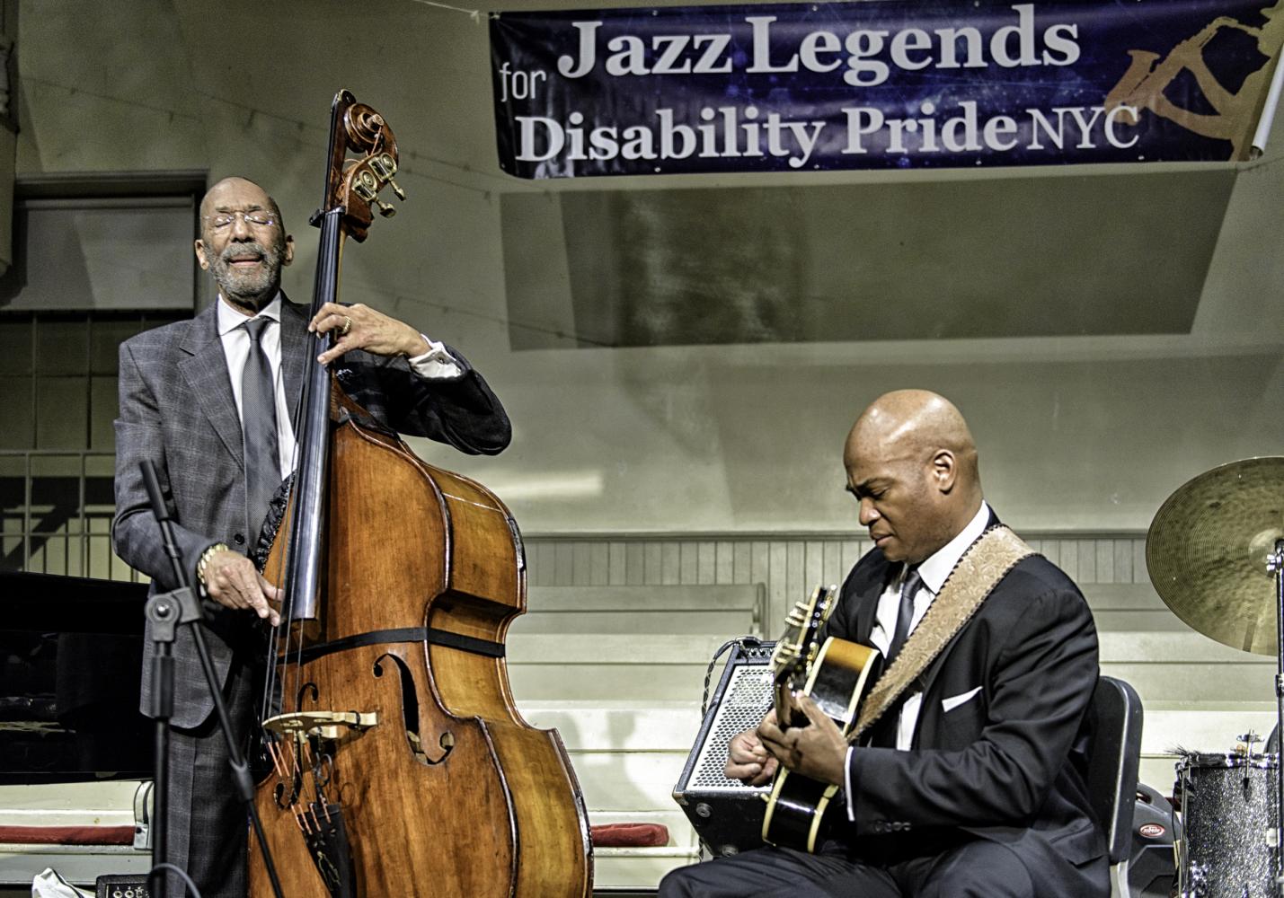 Ron Carter and Russell Malone At The Jazz Legends For Disability Pride At The NYC Winter Jazzfest 2017