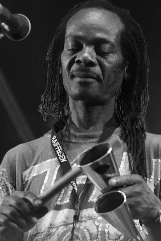 Koumba Tosh at the Open Sky Festival, Hermance, Geneva, Switzerland,2005