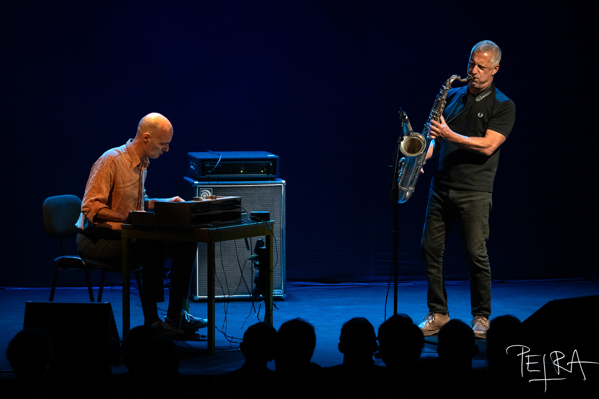 David Maranha & Rodrigo Amado — jazz photo by Petra Cvelbar | All About Jazz