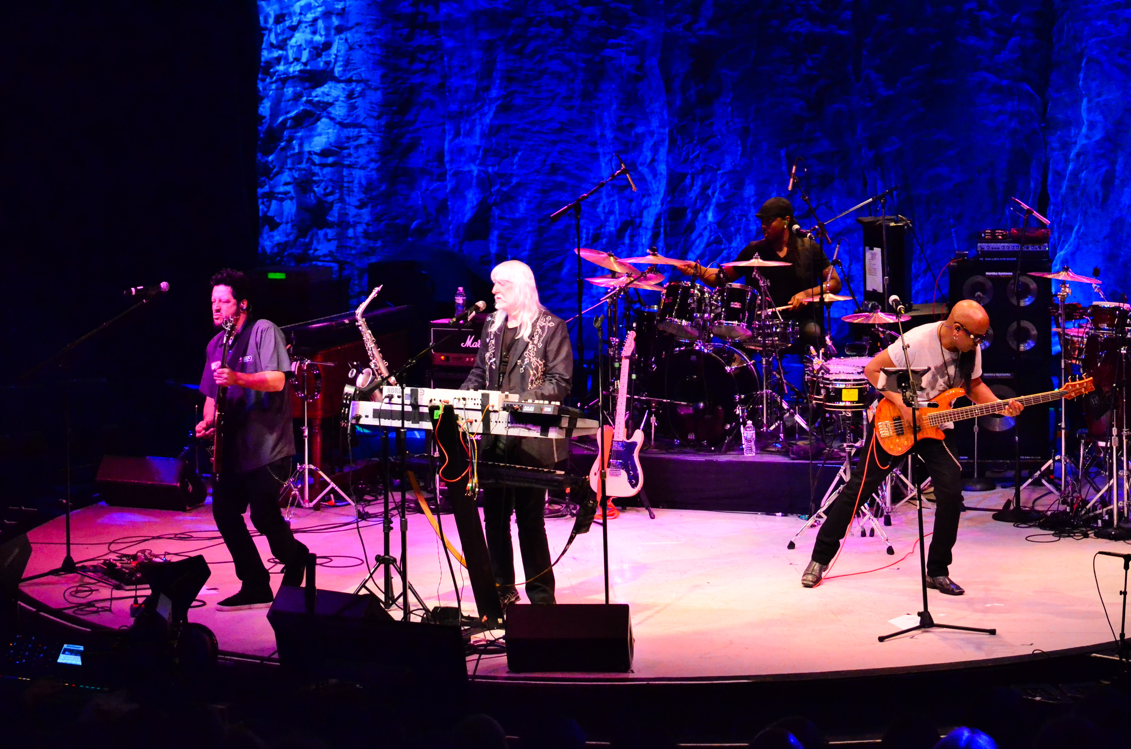 Edgar Winter at NYCB Theatre at Westbury on 8-28-2015.