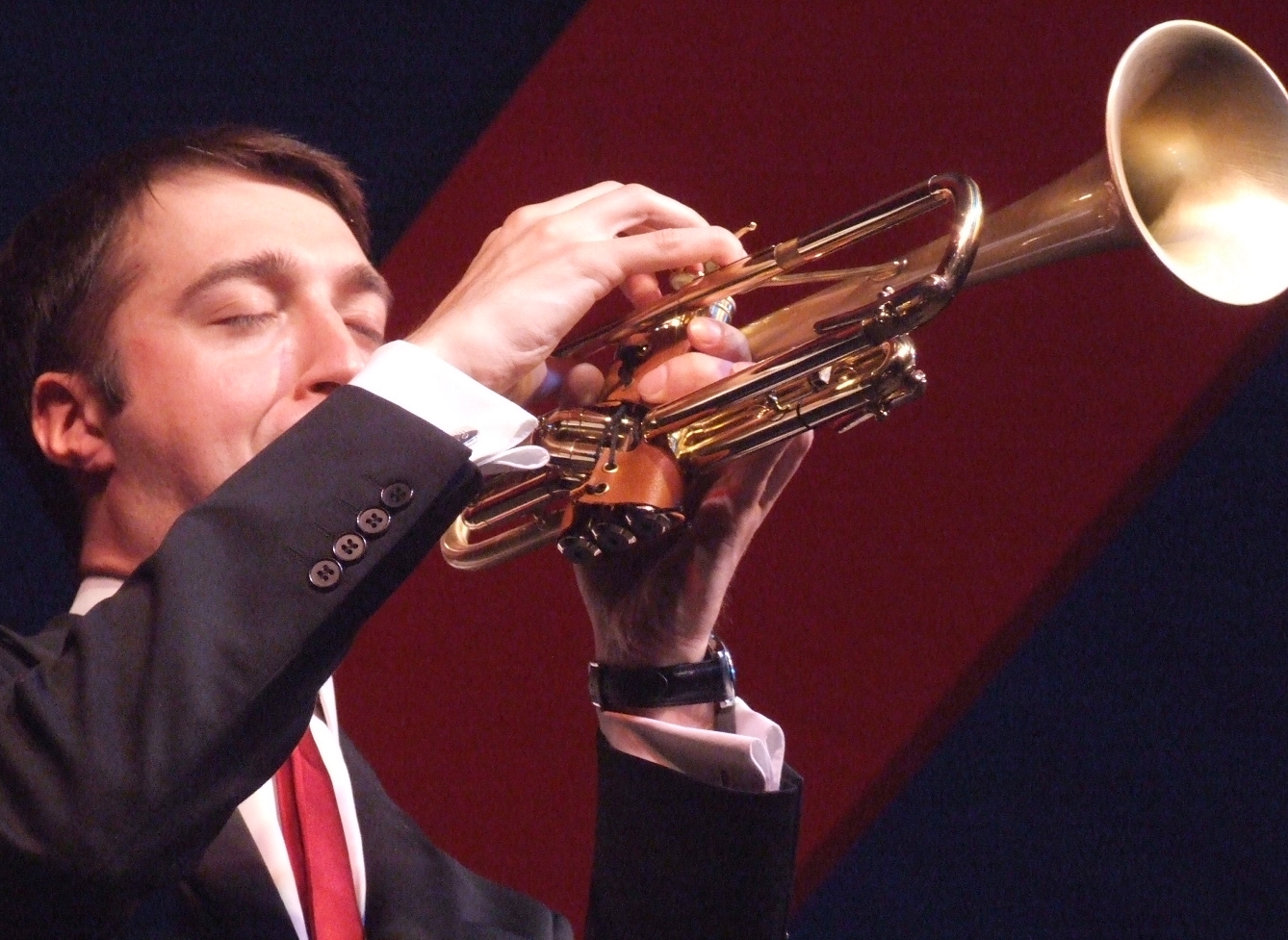 Steve Fishwick Co-Leading Osian Roberts/Steve Fishwick Quintet at 2009 Ealing Jazz Festival