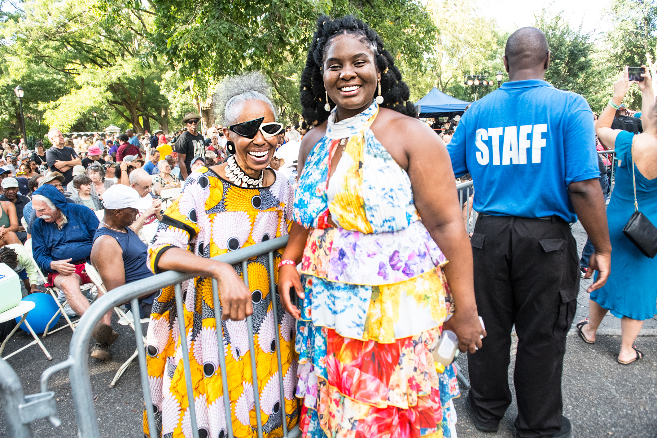 Lana Turner and Edea Owens at the 2023 Charlie Parker Jazz Festival