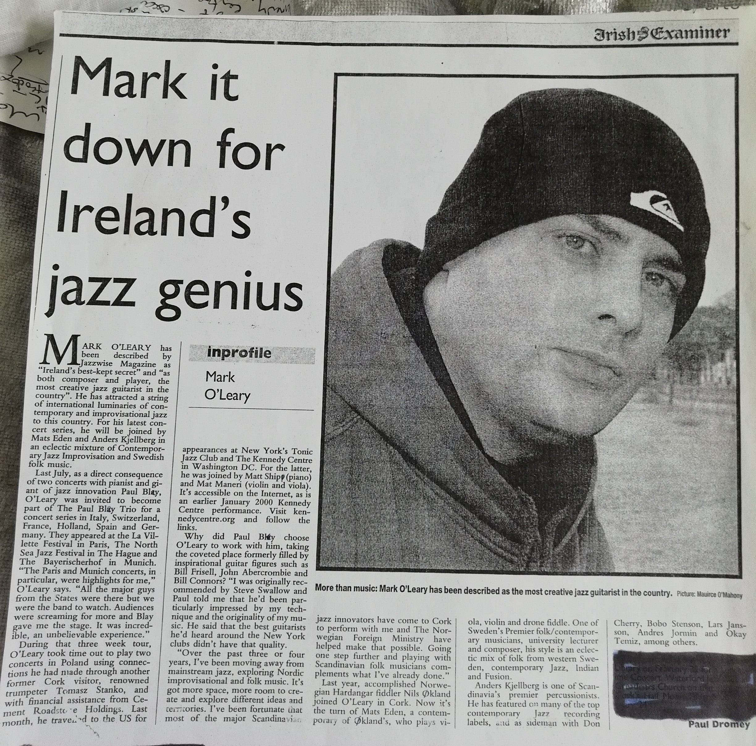Mark O'Leary More Than Just Music