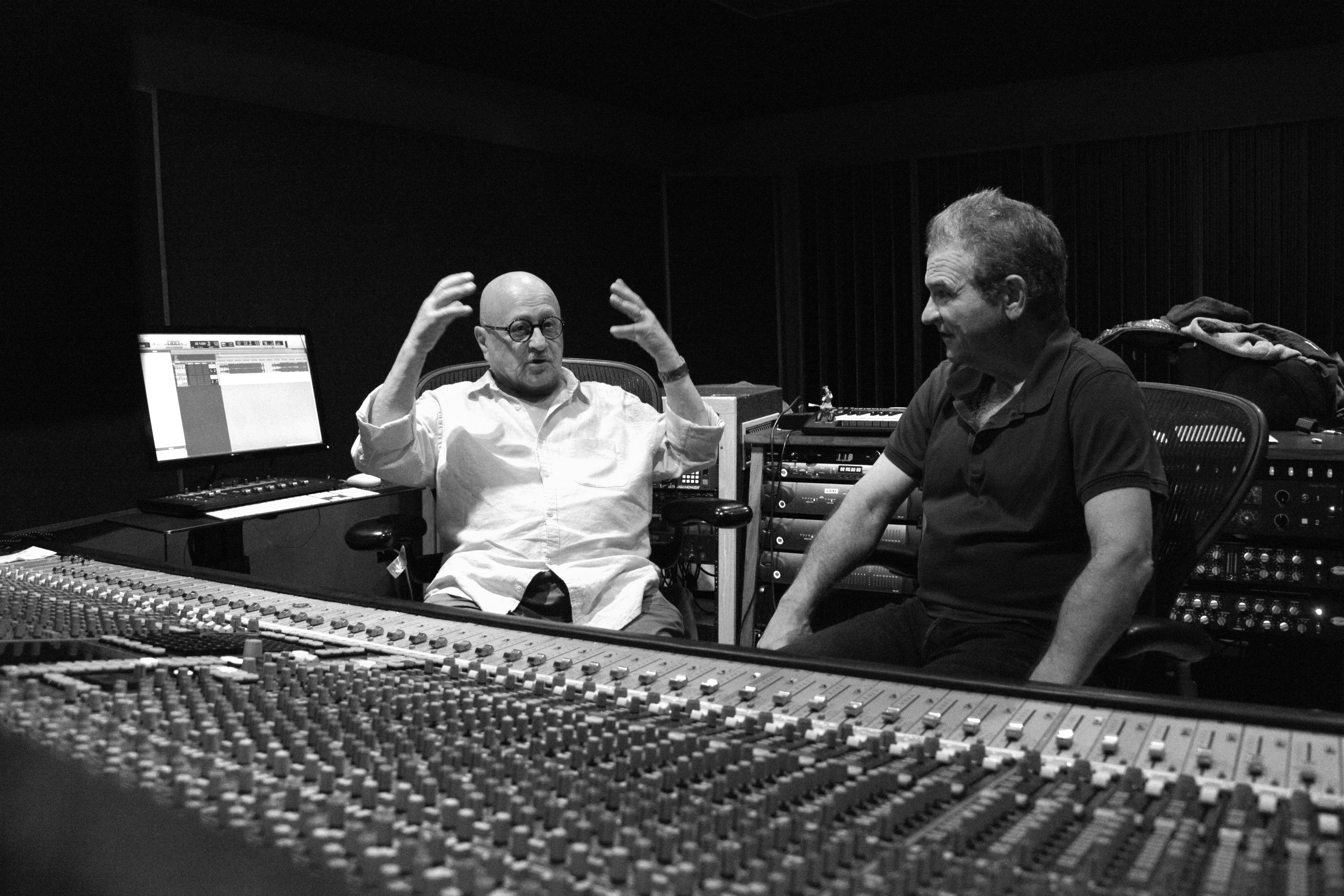 Larry Wolf and Tom Weir at Studio City Sound