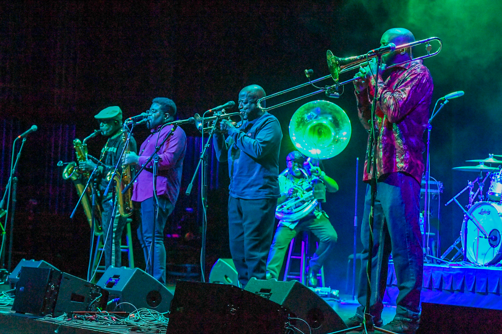 Dirty Dozen Brass Band, CNU/Diamonstein Concert Hall, Newport News VA, Paul Greiner