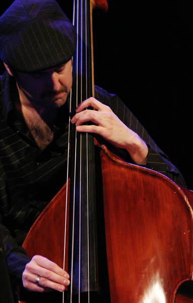 John Hebert with the "Andrew Hill Quintet" at the Amr Jazz Festival, Alhambra, Geneva, Switzerland, April 2006