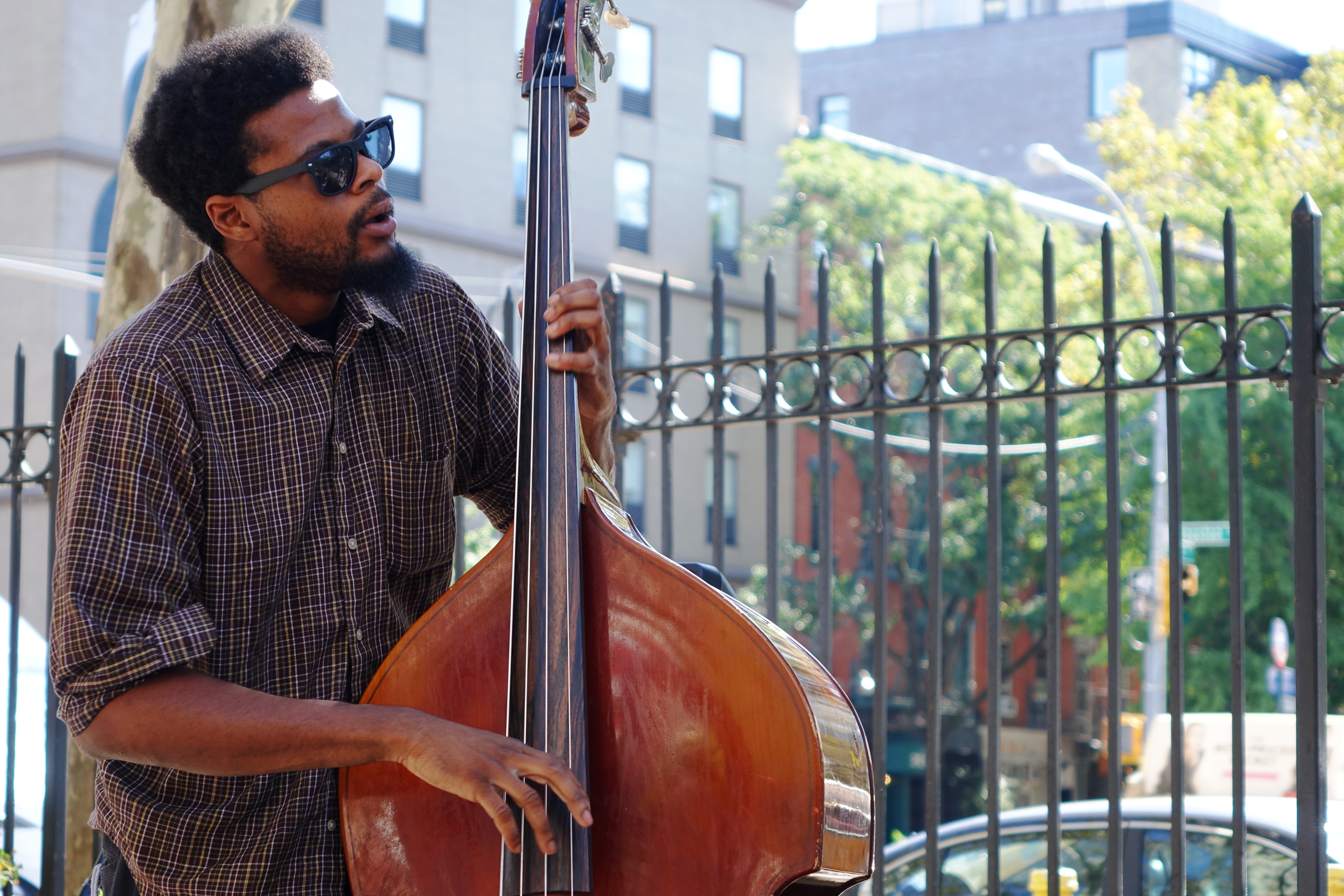 Luke Stewart at First Street Green, NYC in October 2017