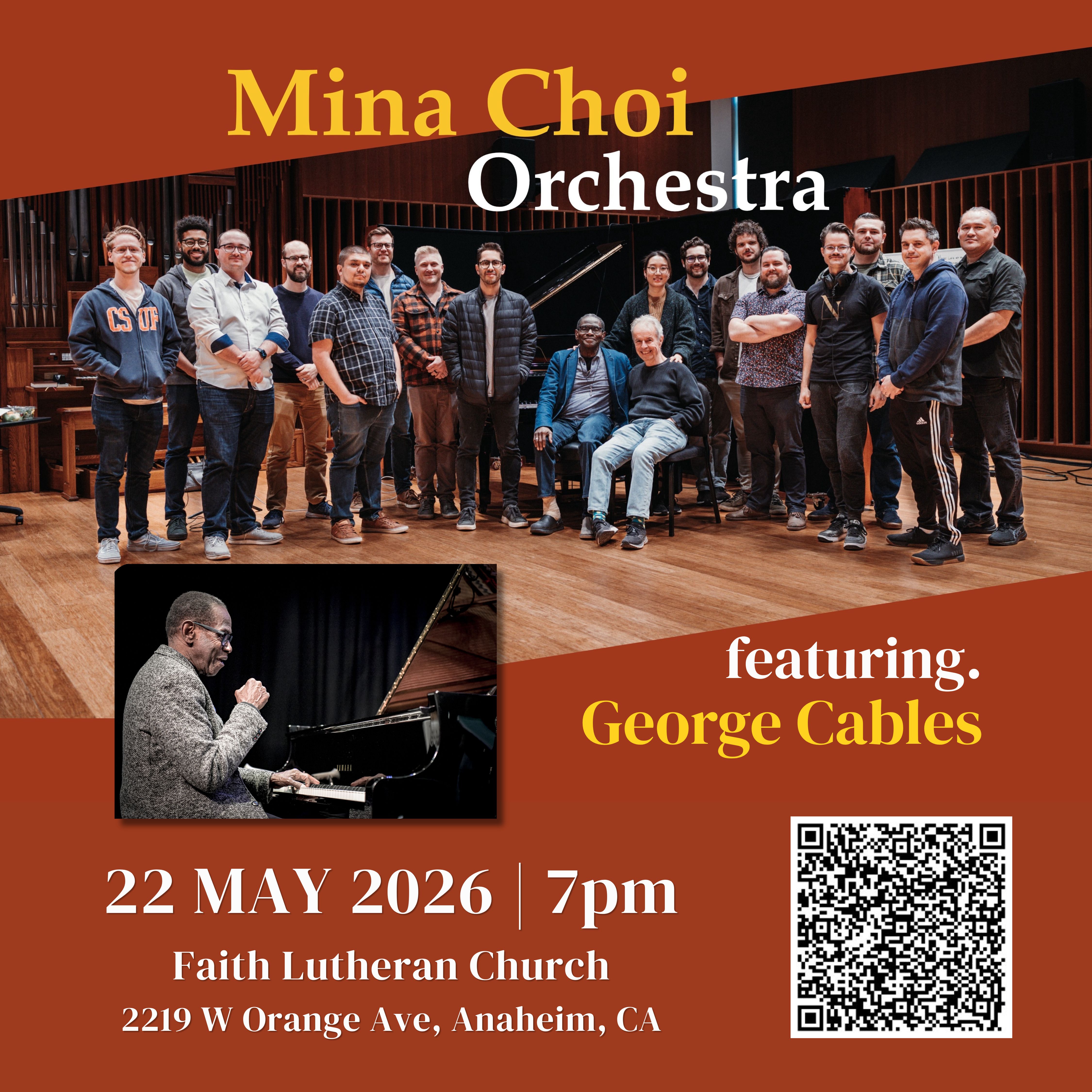 Mina Choi Orchestra Feat. George Cables, Piano — jazz photo by Mina Choi | All About Jazz