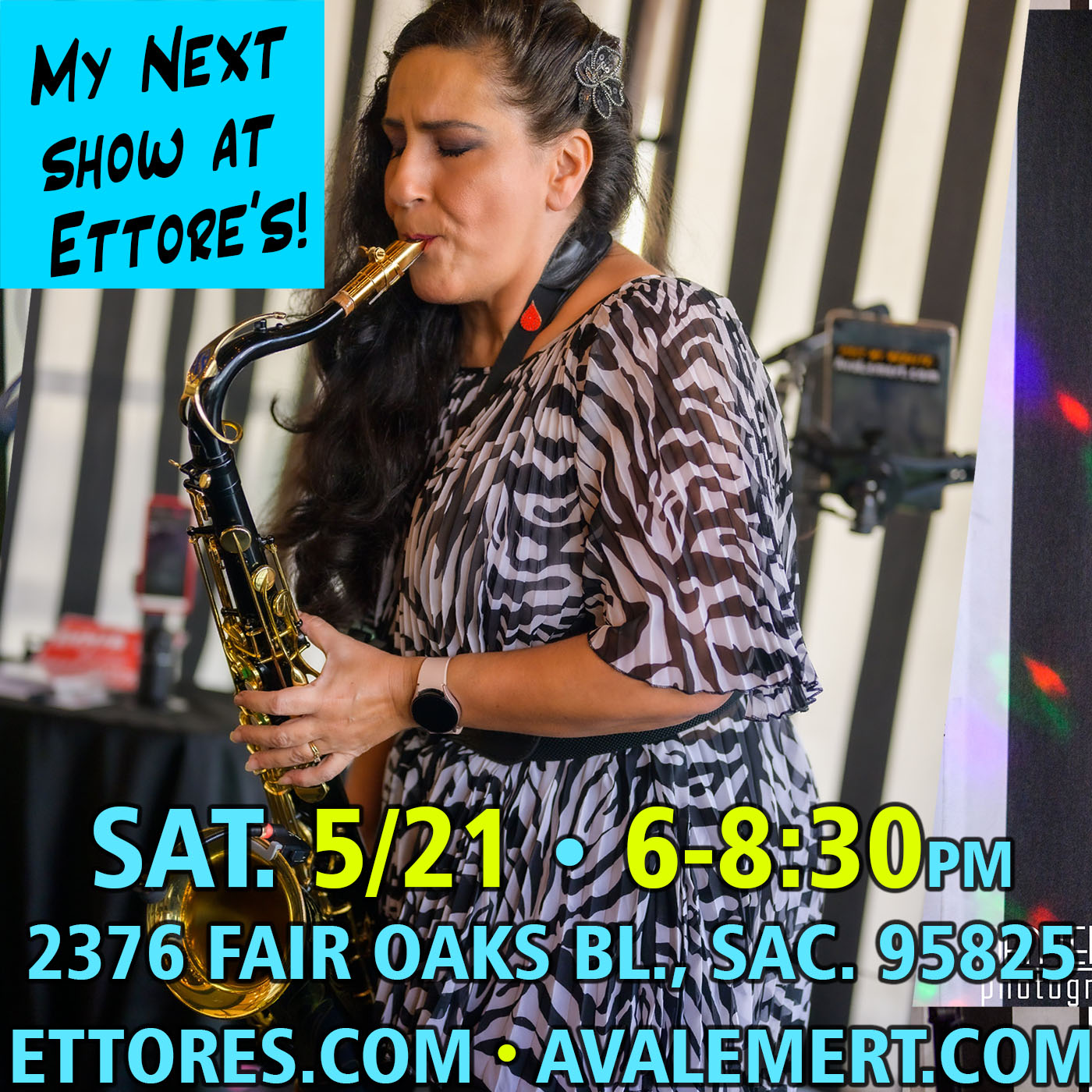 Ava Lemert The Singing Saxstress