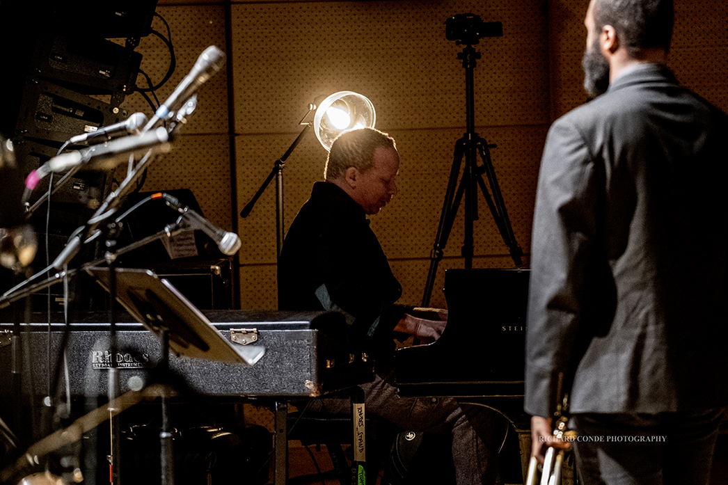 Craig Taborn and Wallace Roney Jr at the2018 Winter Jazz Festival