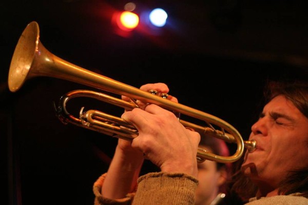 Sebastien Petitat in a Jam Session at the Sud Des Alpes, Amr, Geneva, Switzerland,2005