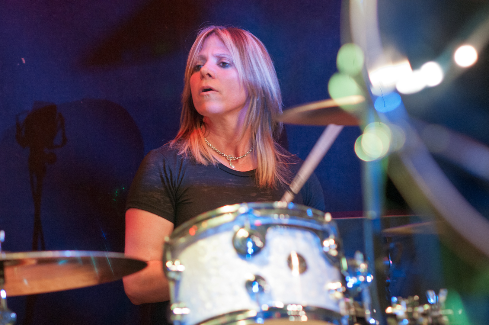 Drummer with the Bernie Worrell Orchestra at the Winter Jazzfest 2012