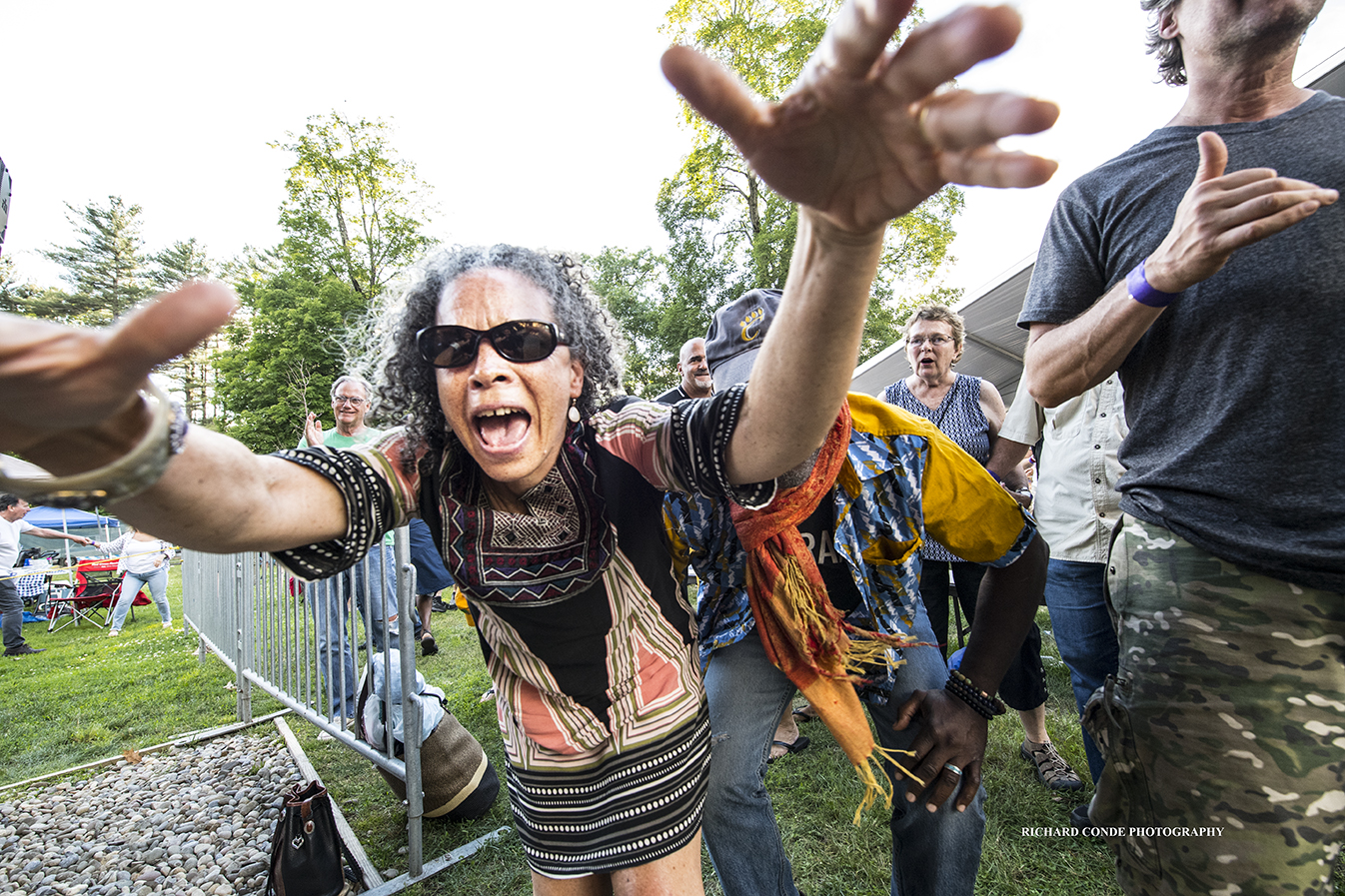 Jazz Fans at the Saratoga Jazz Festival