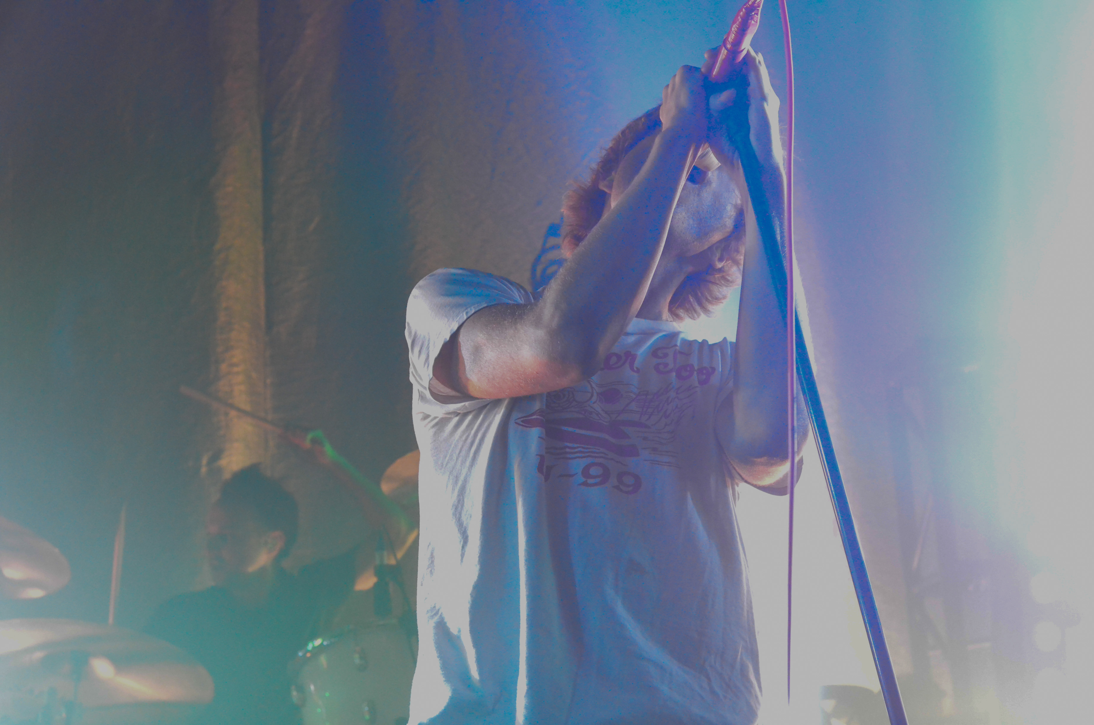 Aaron Bruno of Awolnation at Irving Plaza on 6-27-2015.
