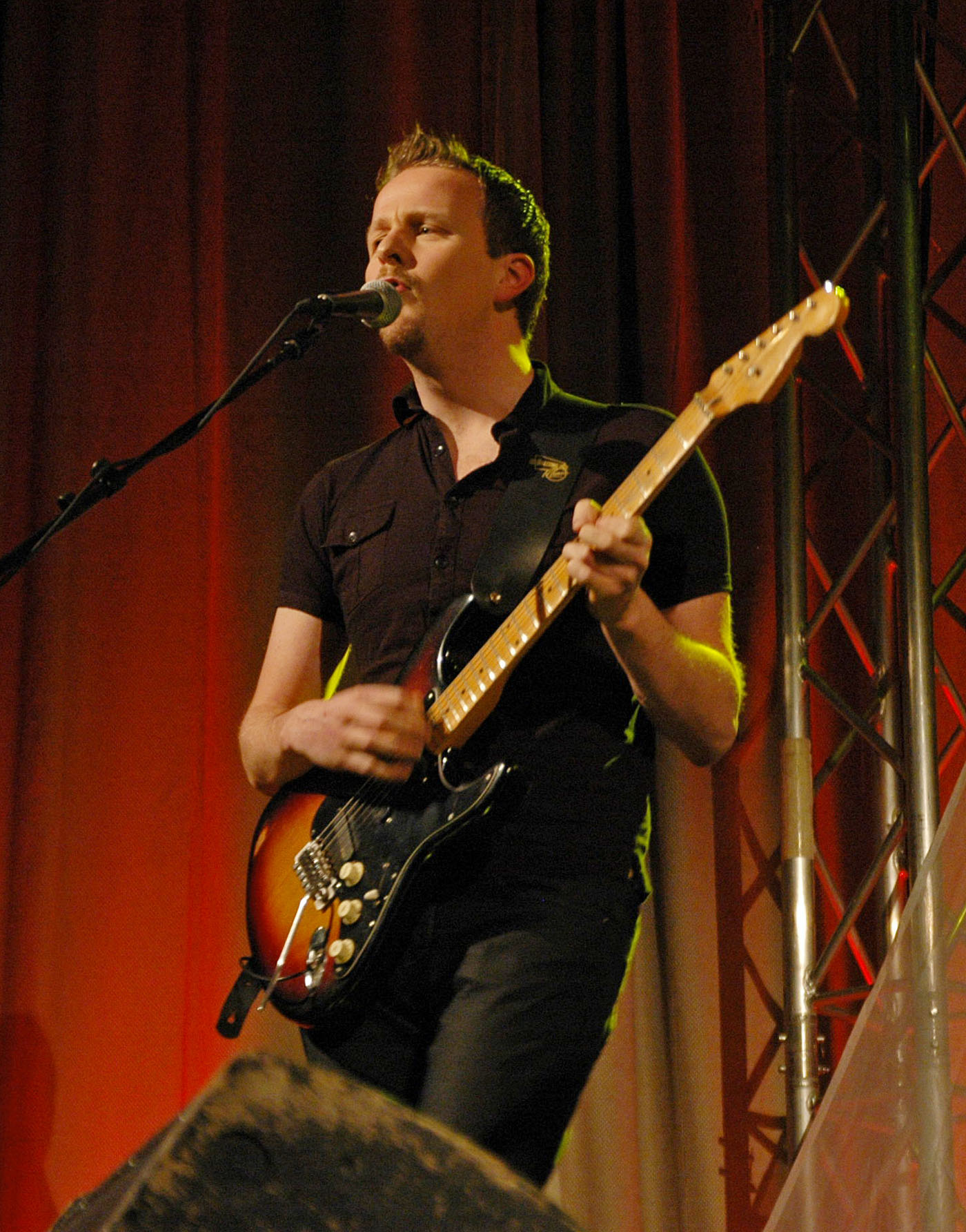 Guitarist with Halvdan Sivertsen, Polar Jazz in Longyearbyen, Svalbard