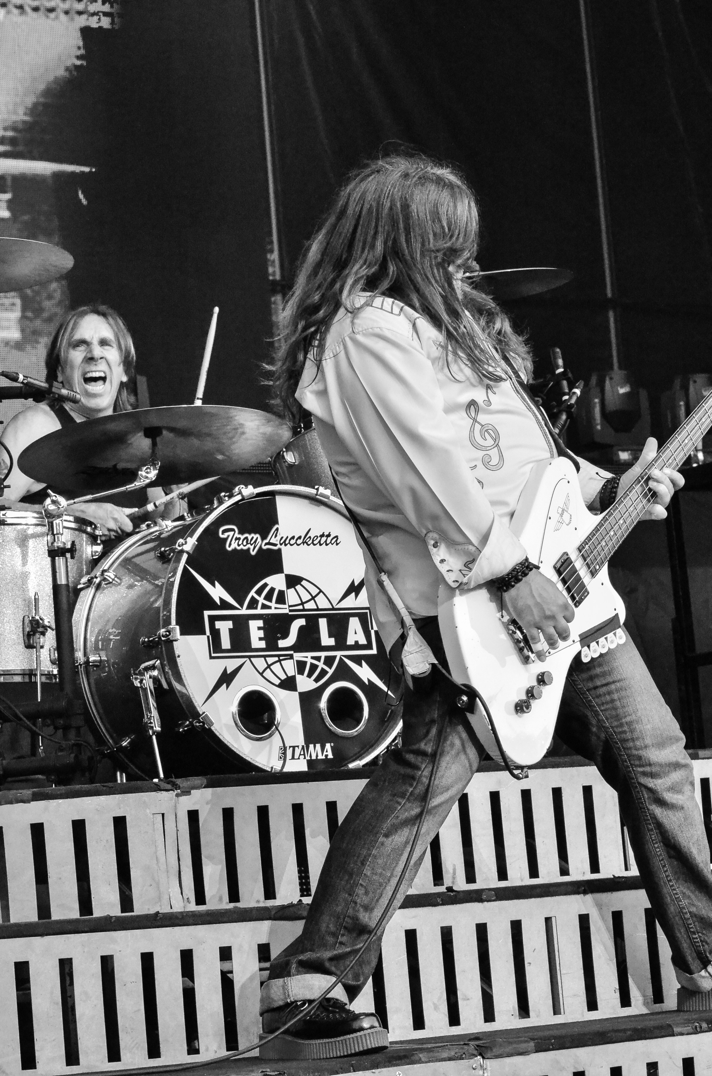 Tesla at Nikon at Jones Beach Theater on 7-23-2015. 