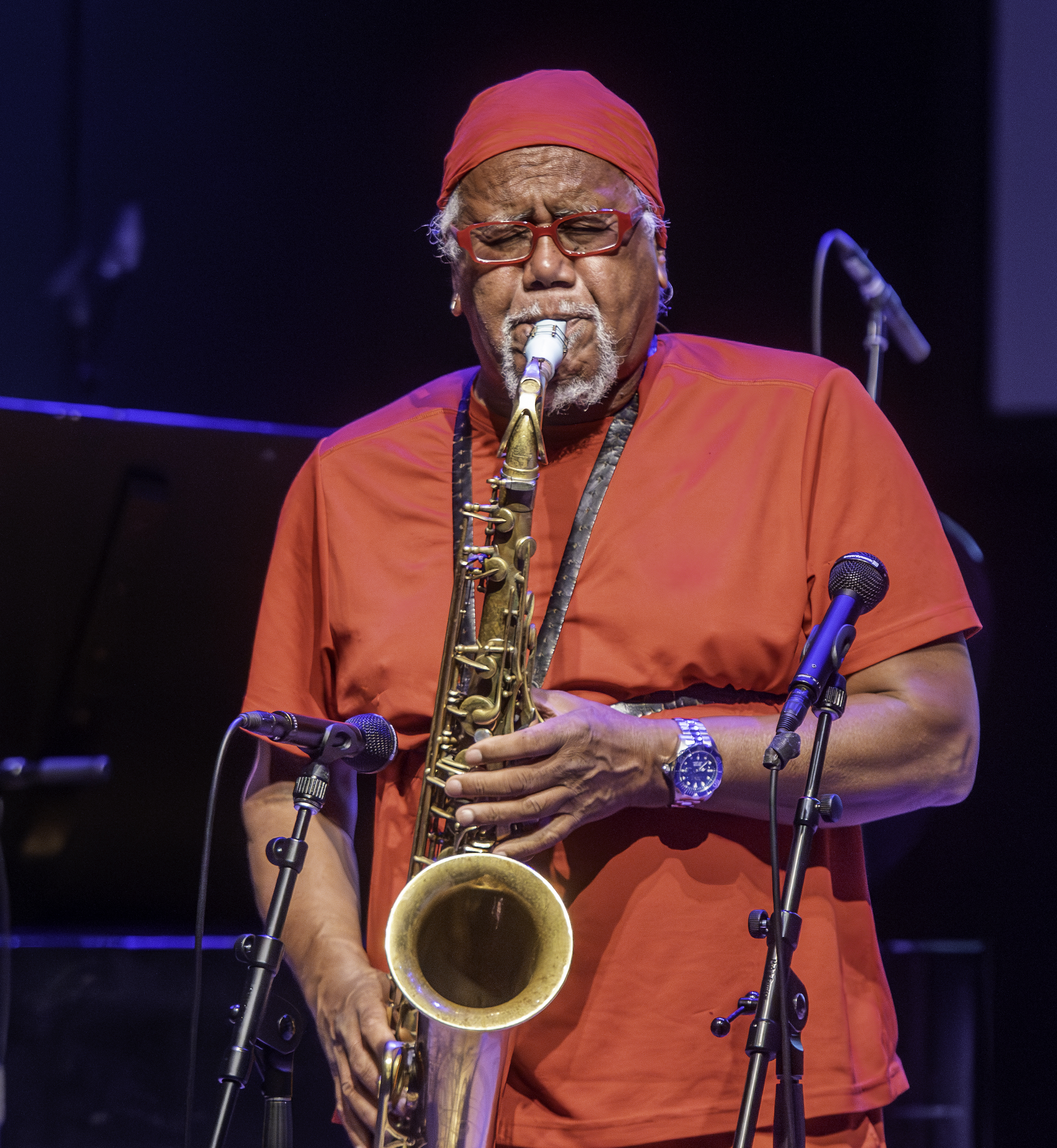 at the Edward "Kidd" Jordan Memorial Concert at Roulette in Brooklyn