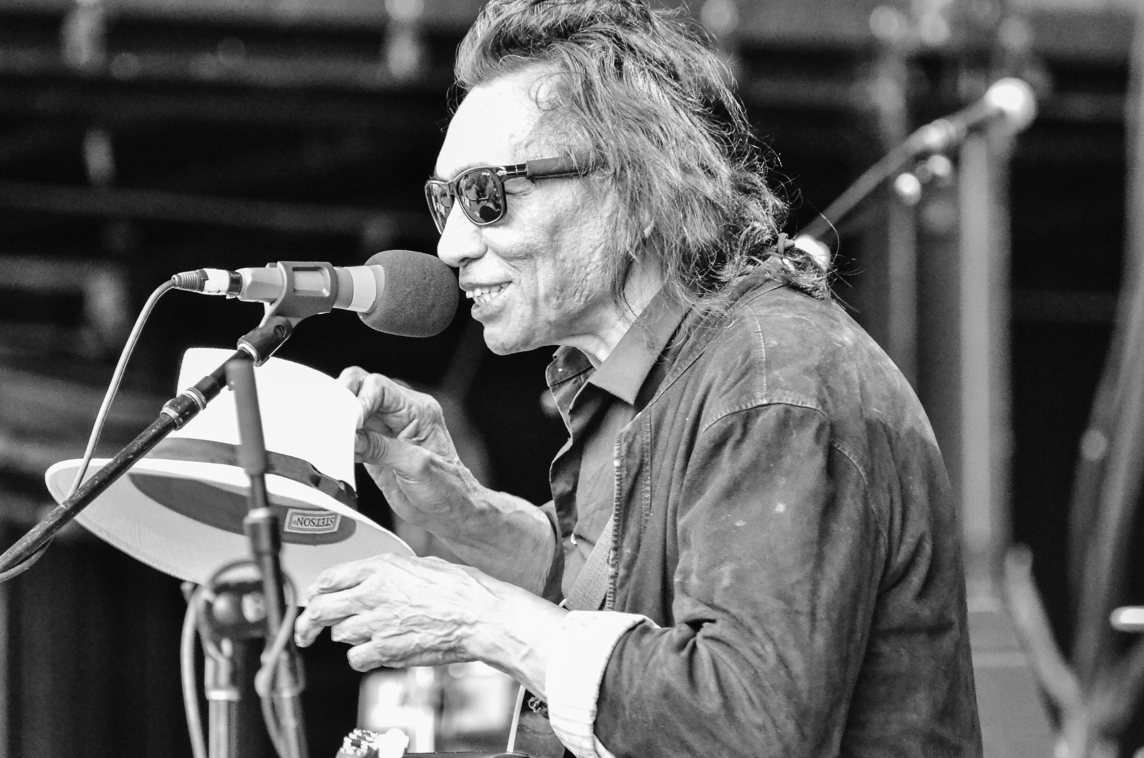 Sixto Rodriguez at Nikon at Jones Beach on 6-30-2015.