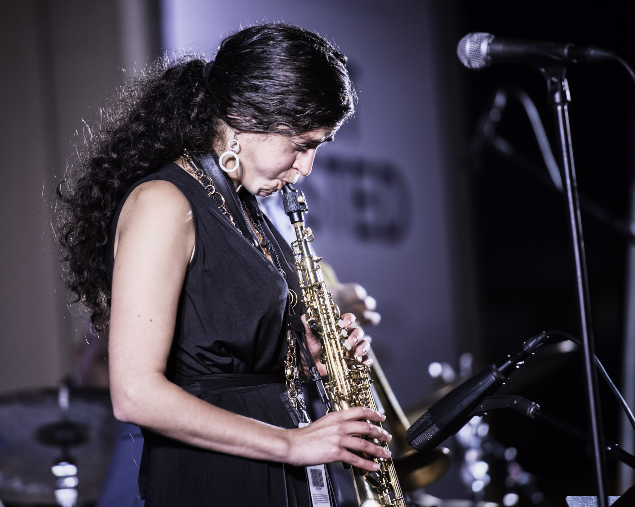 Lihi Haruvi with the Berklee Global Jazz Ambassadors at the Monterey Jazz Festival