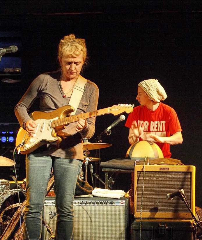 Leni Stern and Tim Keiper — jazz photo by Leni Stern | All About Jazz