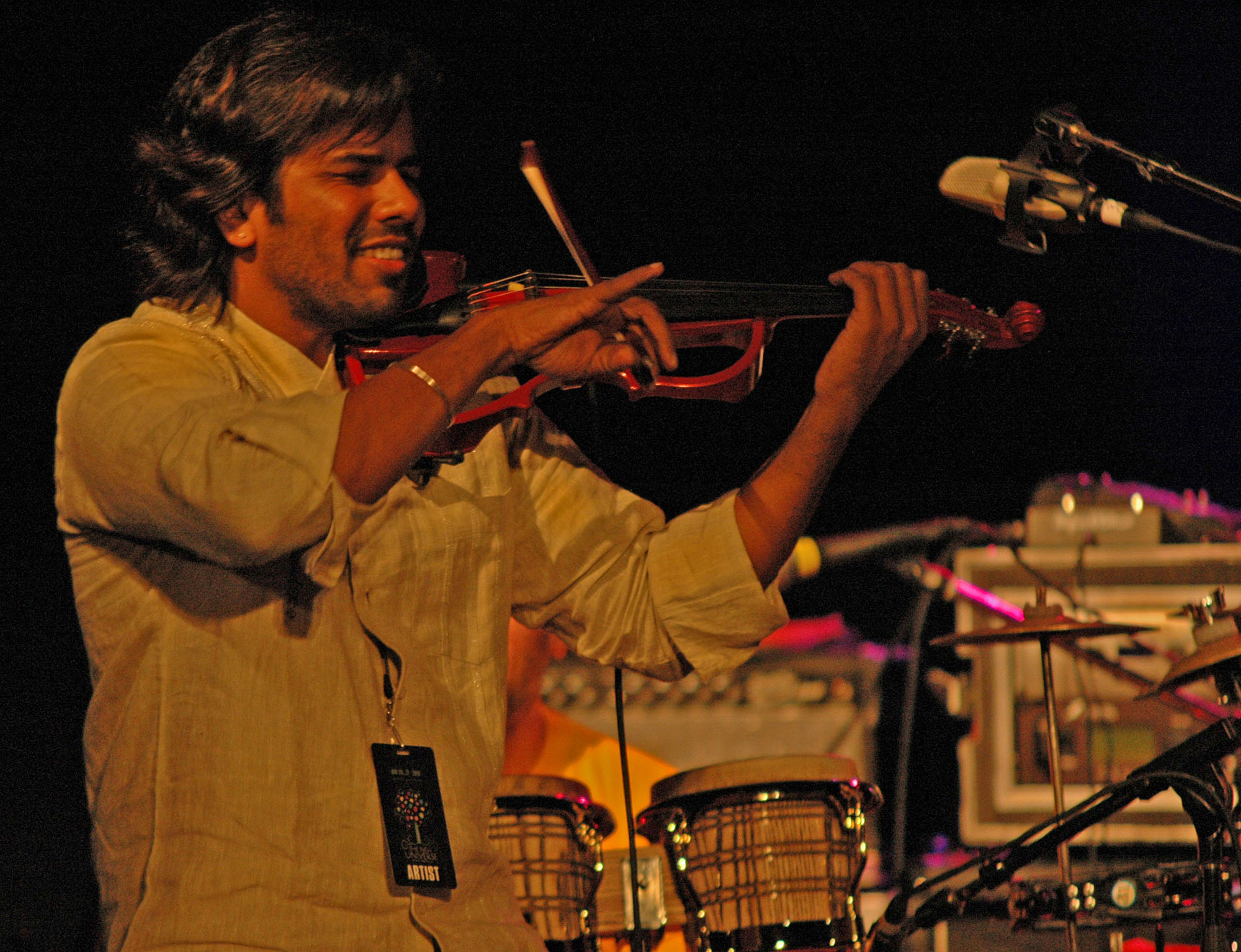 Bala Bhaskar, Performing Ith Ranjit Barot at the New Universe Music Festival 2010