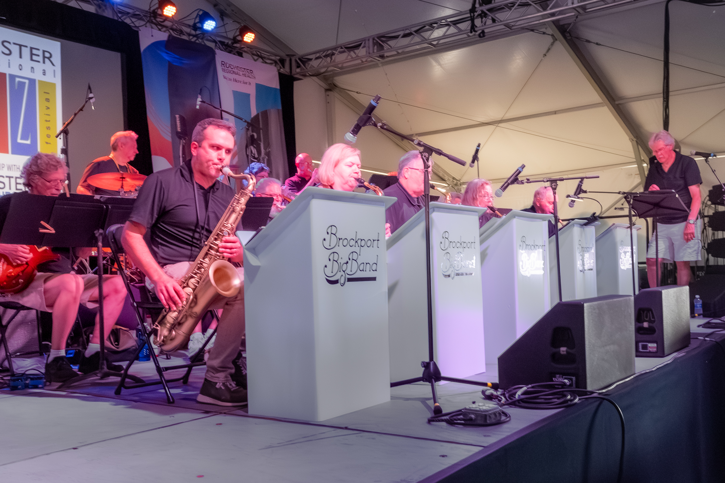 Brockport Big Band at the 2025 Rochester International Jazz Festival