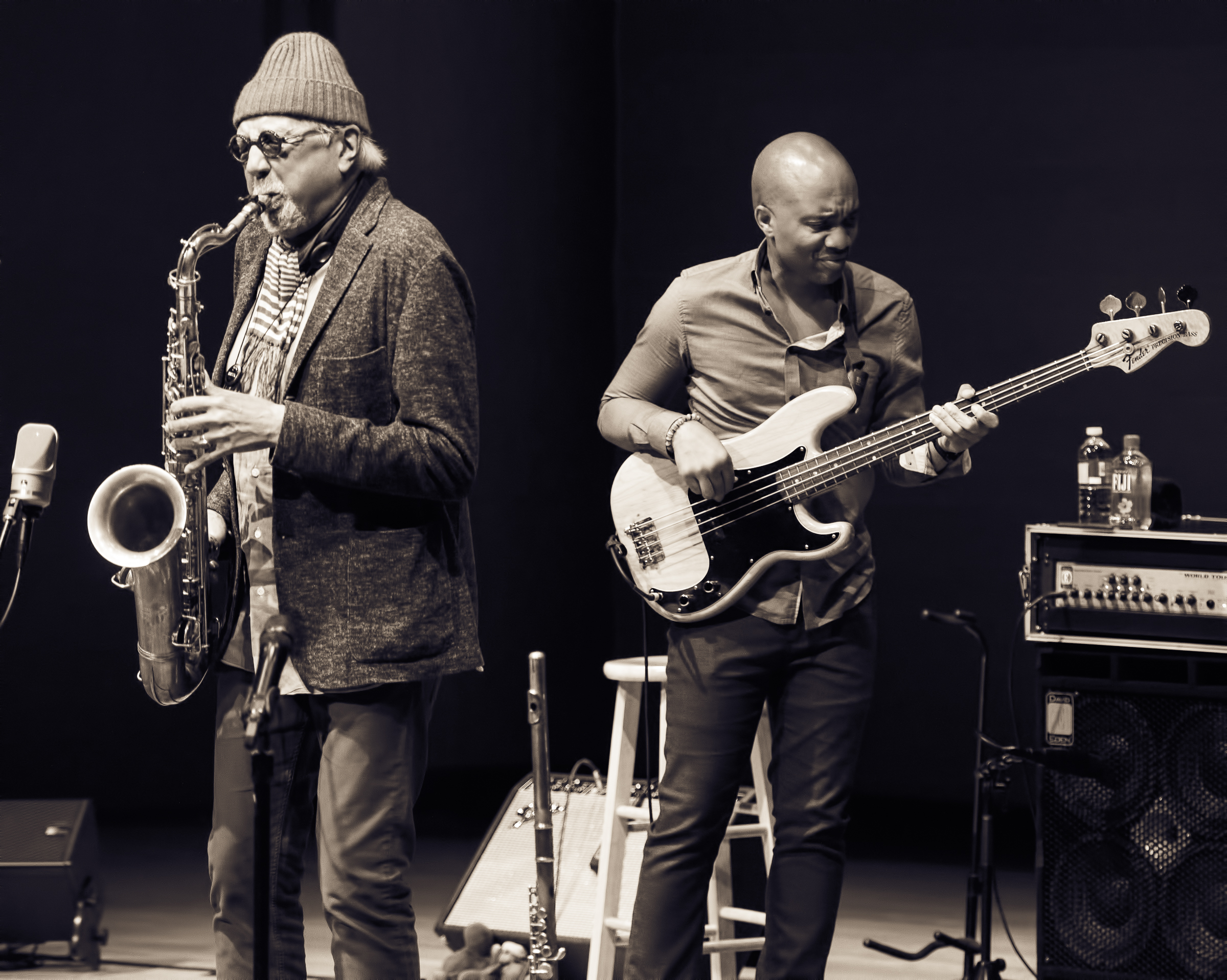 Charles Lloyd And Reuben Rogers With Quartet At The Musical Instrument Museum (mim) Phoenix