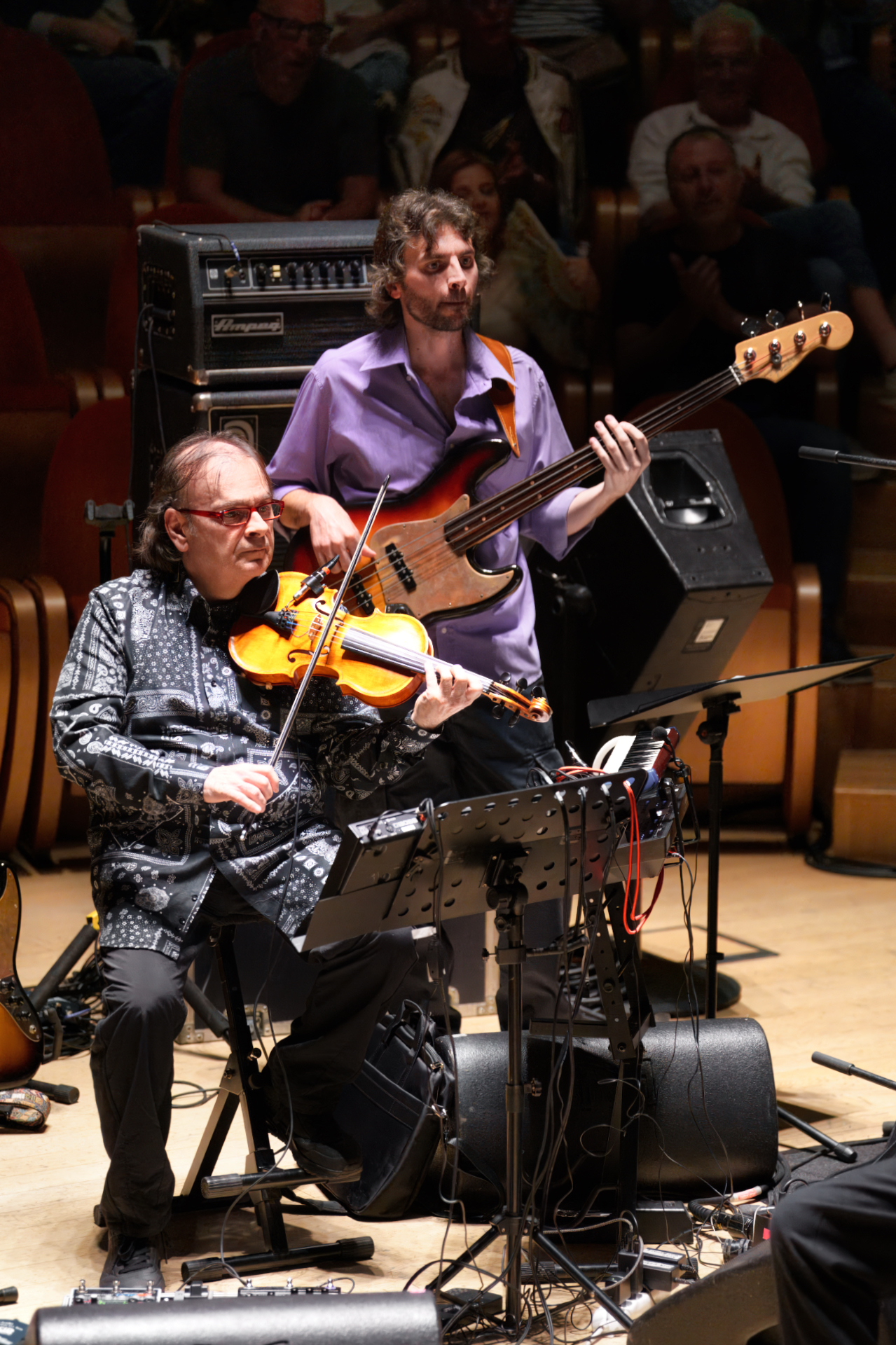 Carlo Cantini and Giorgio Panico — jazz photo by Gaetano Battistini | All About Jazz