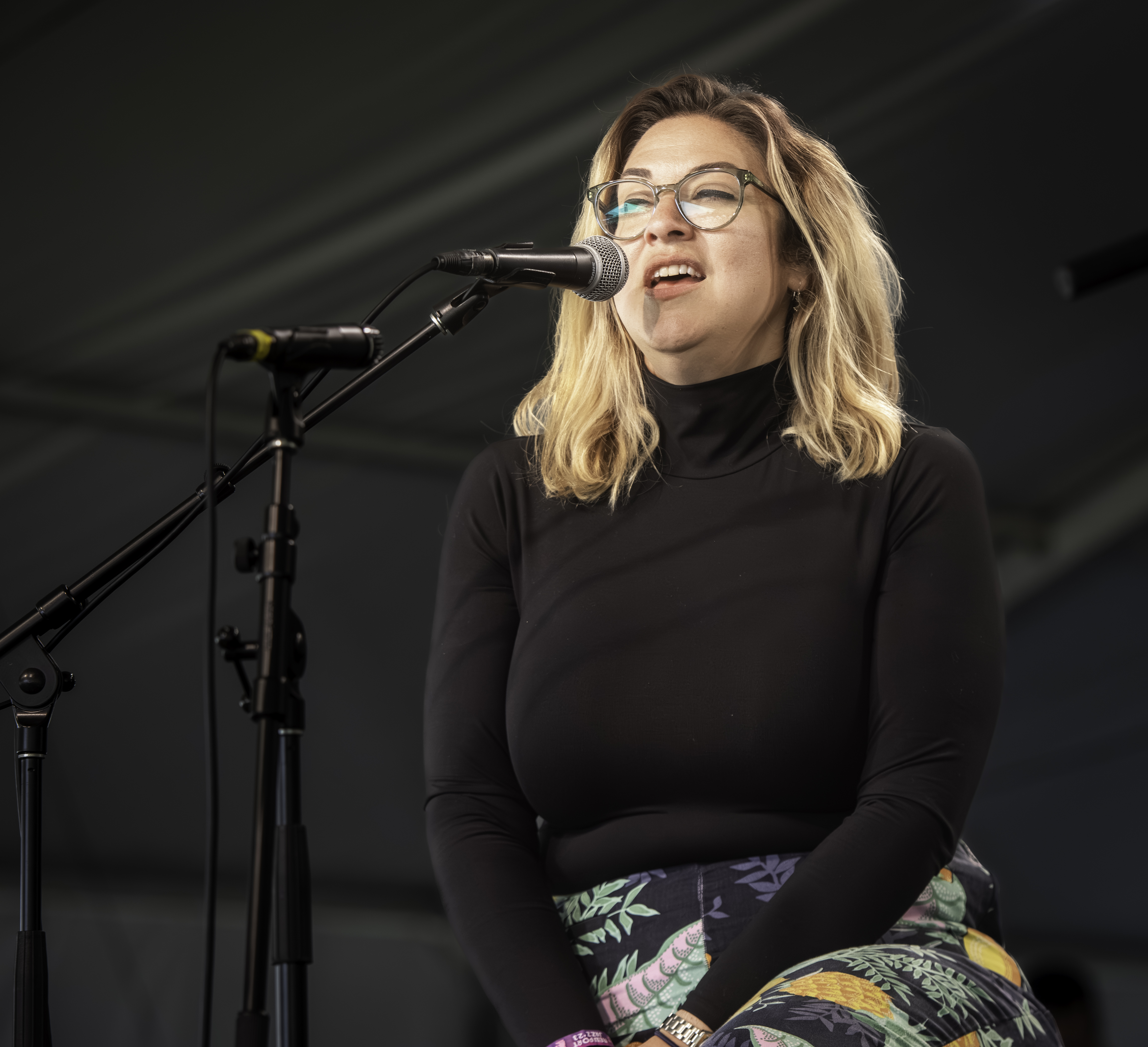 Jennifer Hartswick with Nick Cassarino Duo at the Newport Jazz Festival 2023