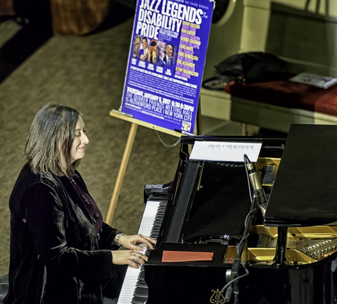 Renee Rosnes At The Jazz Legends For Disability Pride At The NYC Winter Jazzfest 2017