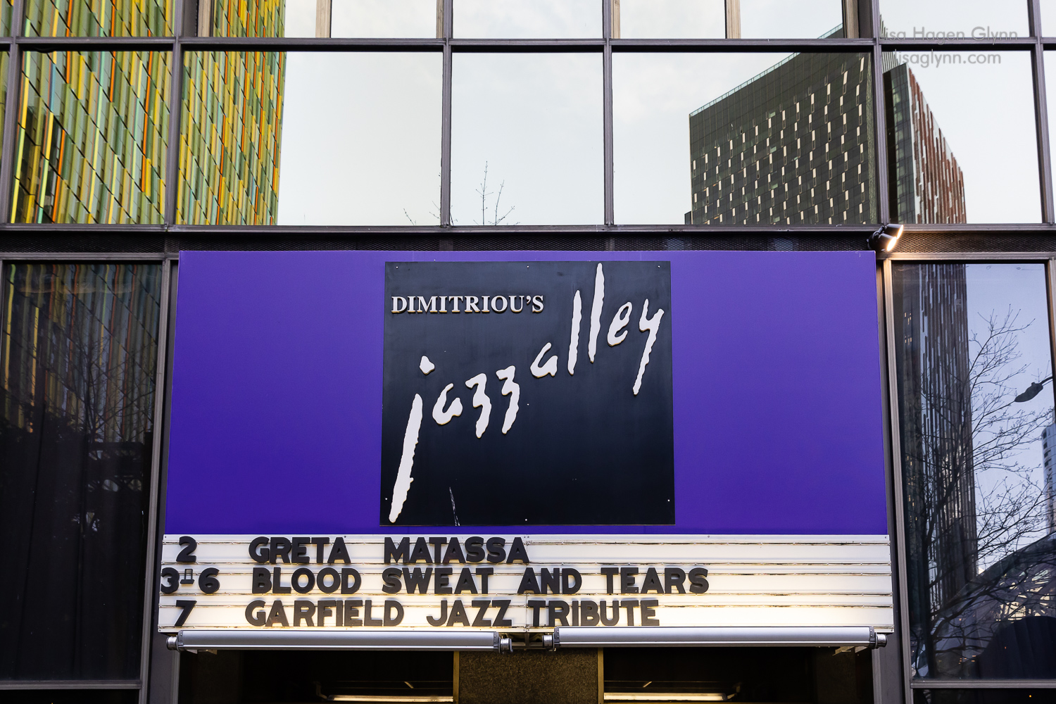 Jazz Alley Marquee- Seattle WA
