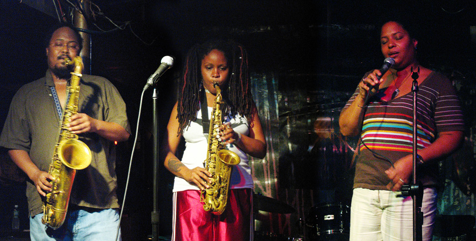 Fay Victor, Ras Moshe and Matana Roberts - CBGBS Lounge 2005